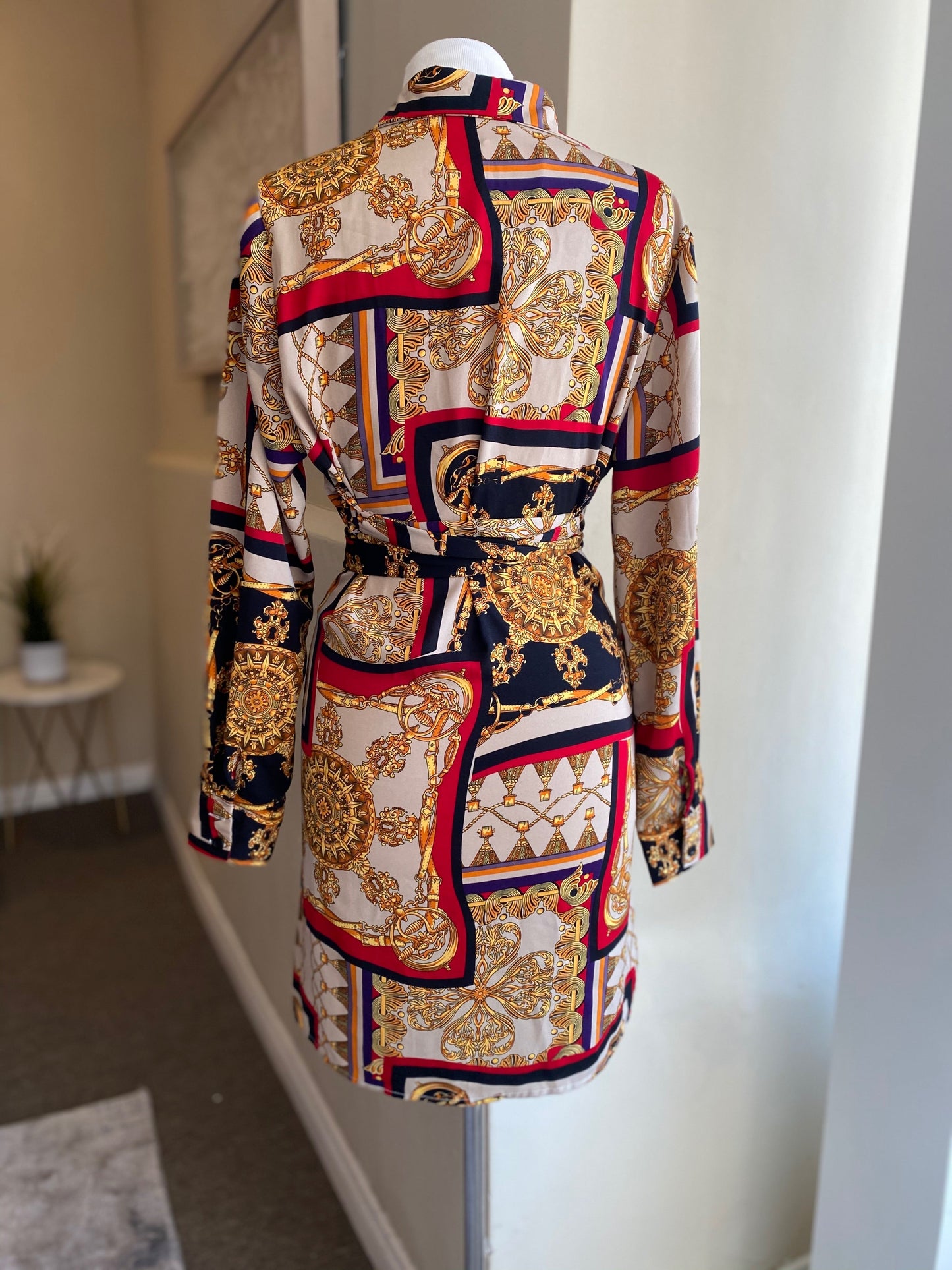 Printed Tye Dress