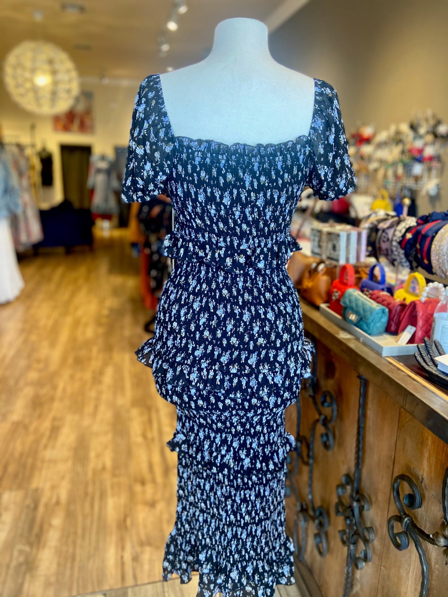 O/S Ruffle Layer Dress
