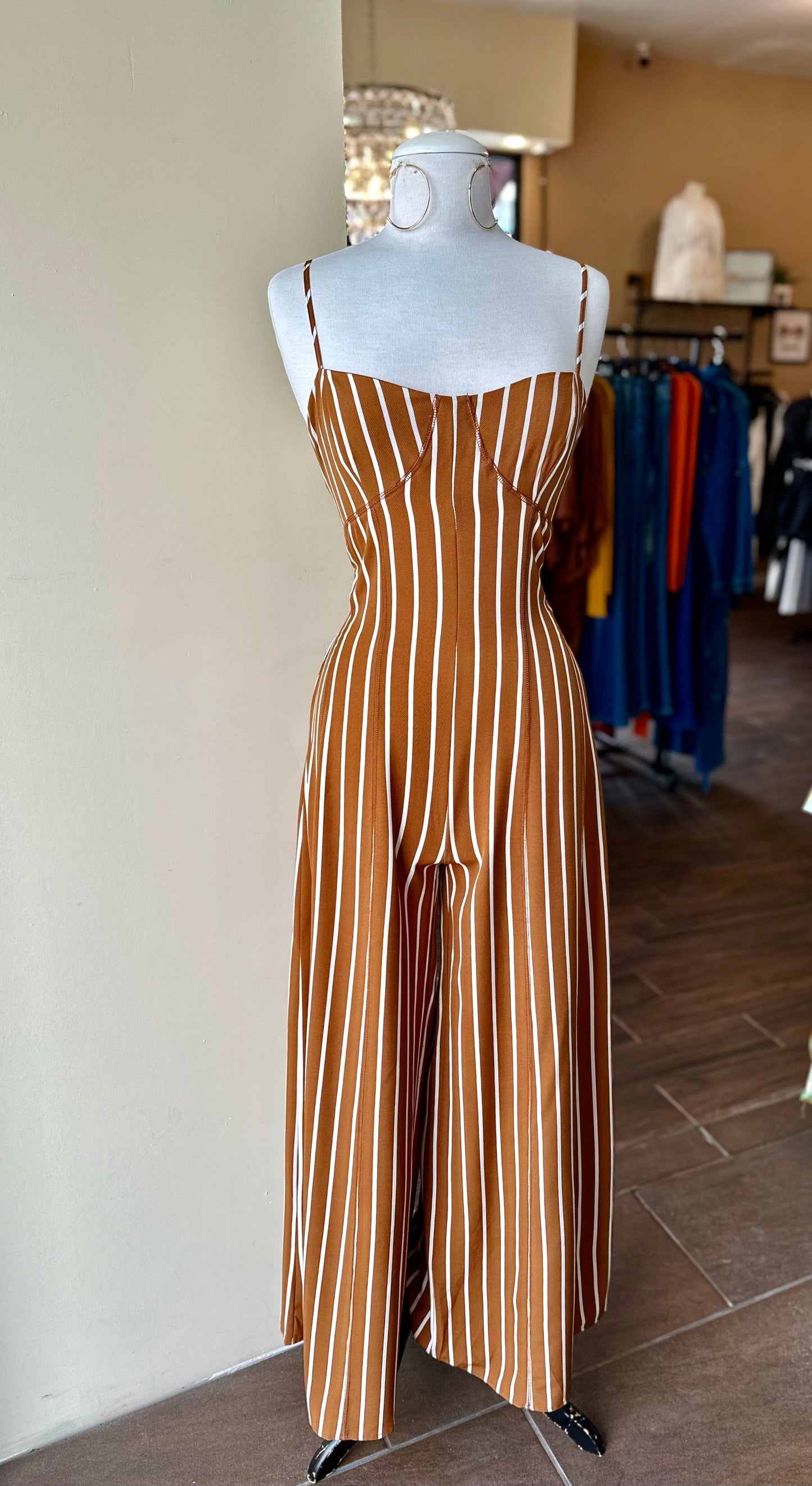 Stripe Brown Jumper