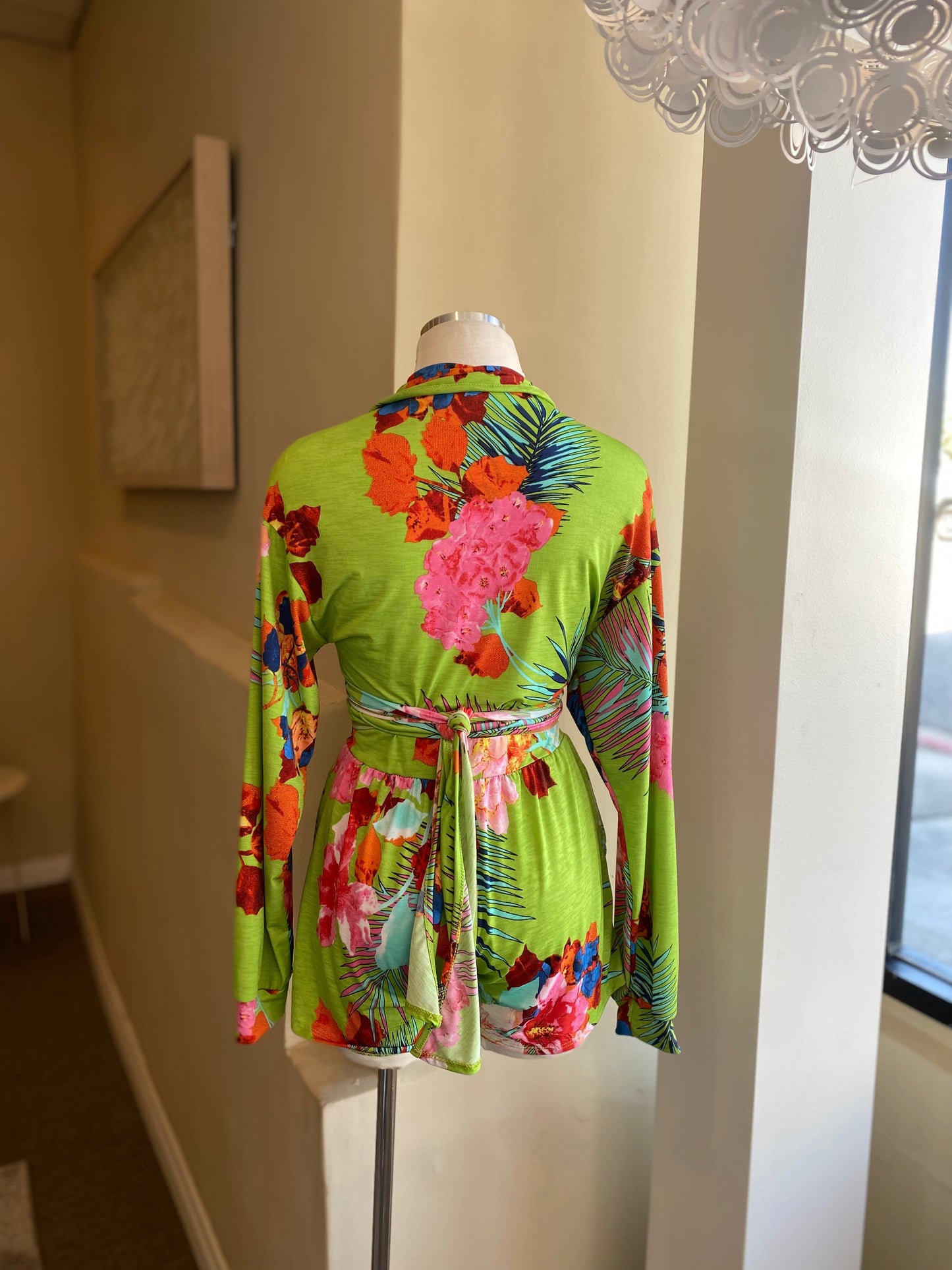 Front Tie Blouse and Shorts