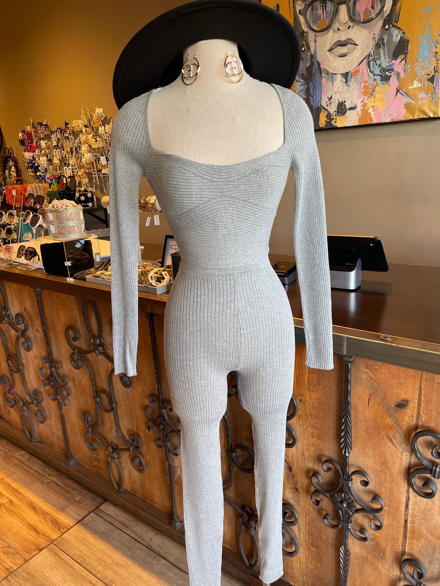 Ribbed Lounge Set