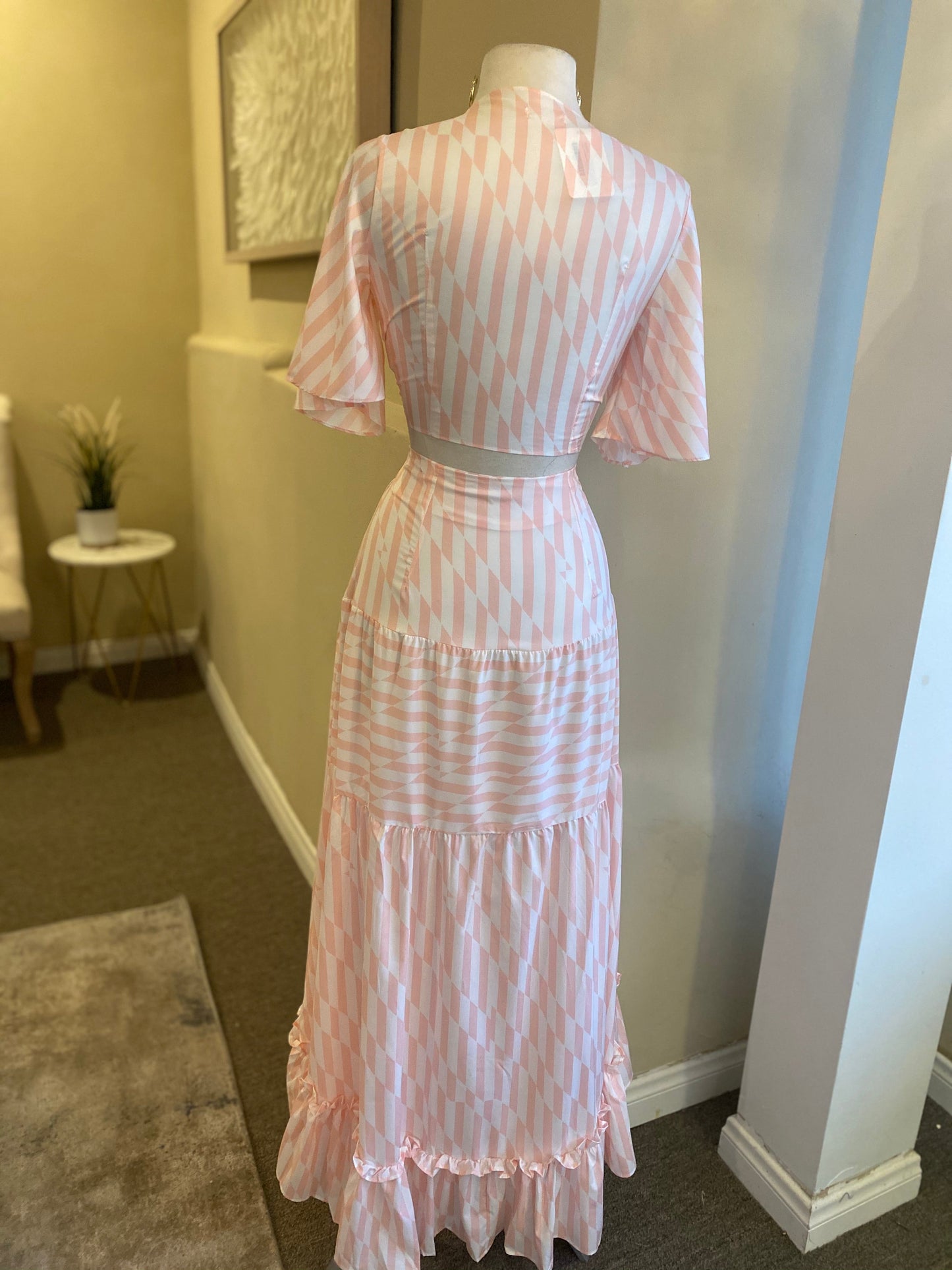Stripe Tye Maxi Set