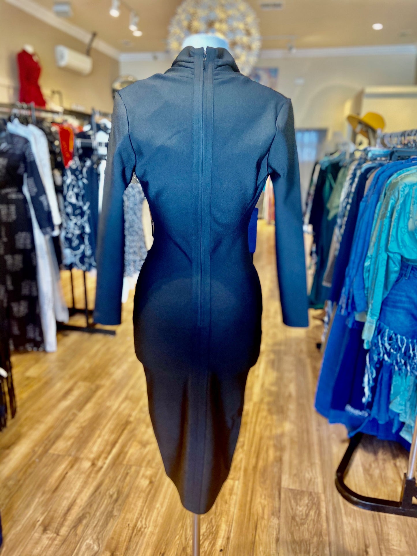 Long Sleeve Bandage Dress