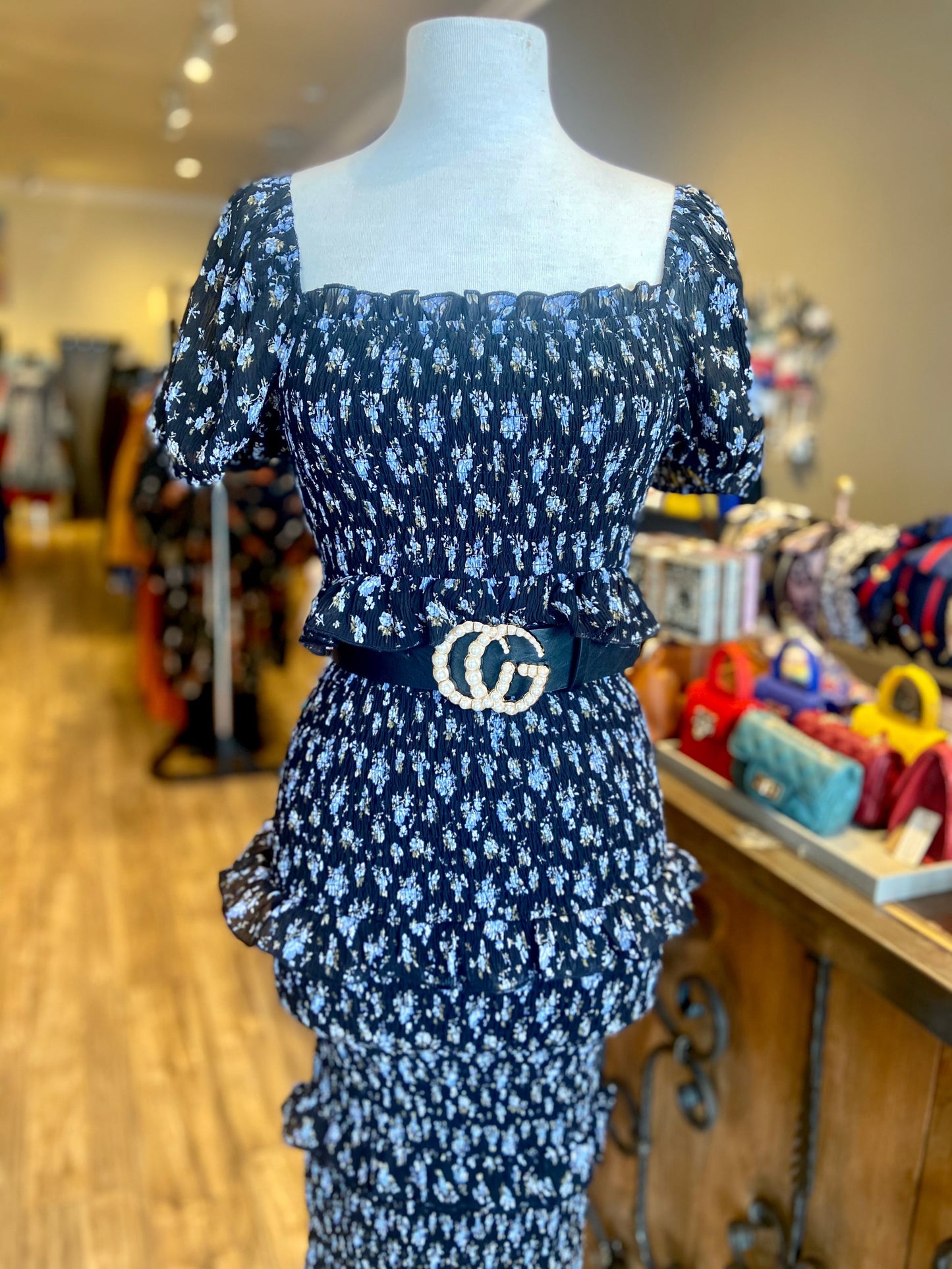 O/S Ruffle Layer Dress
