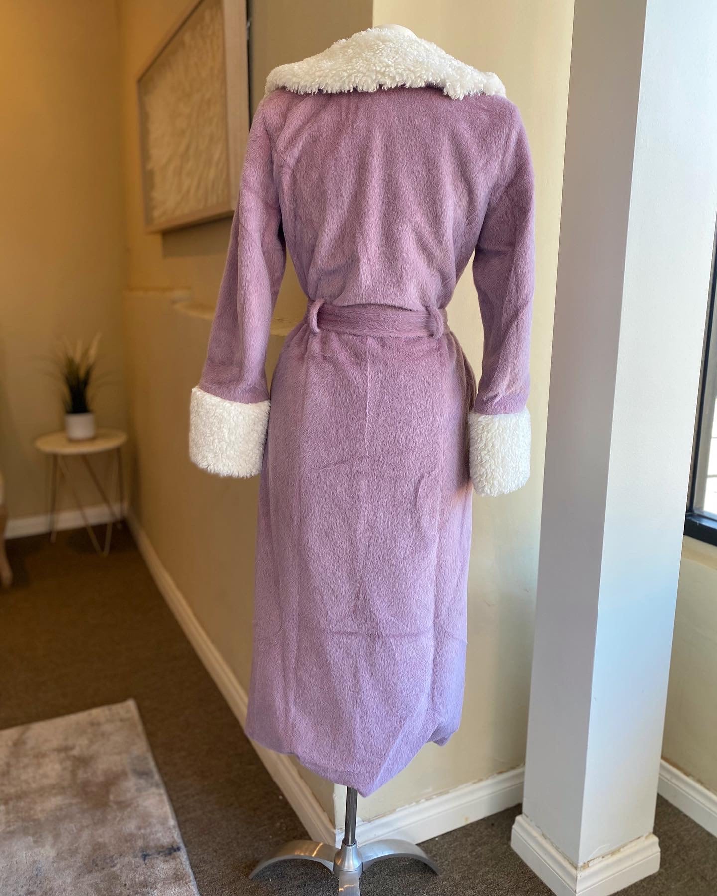 Mauve Fur Coat