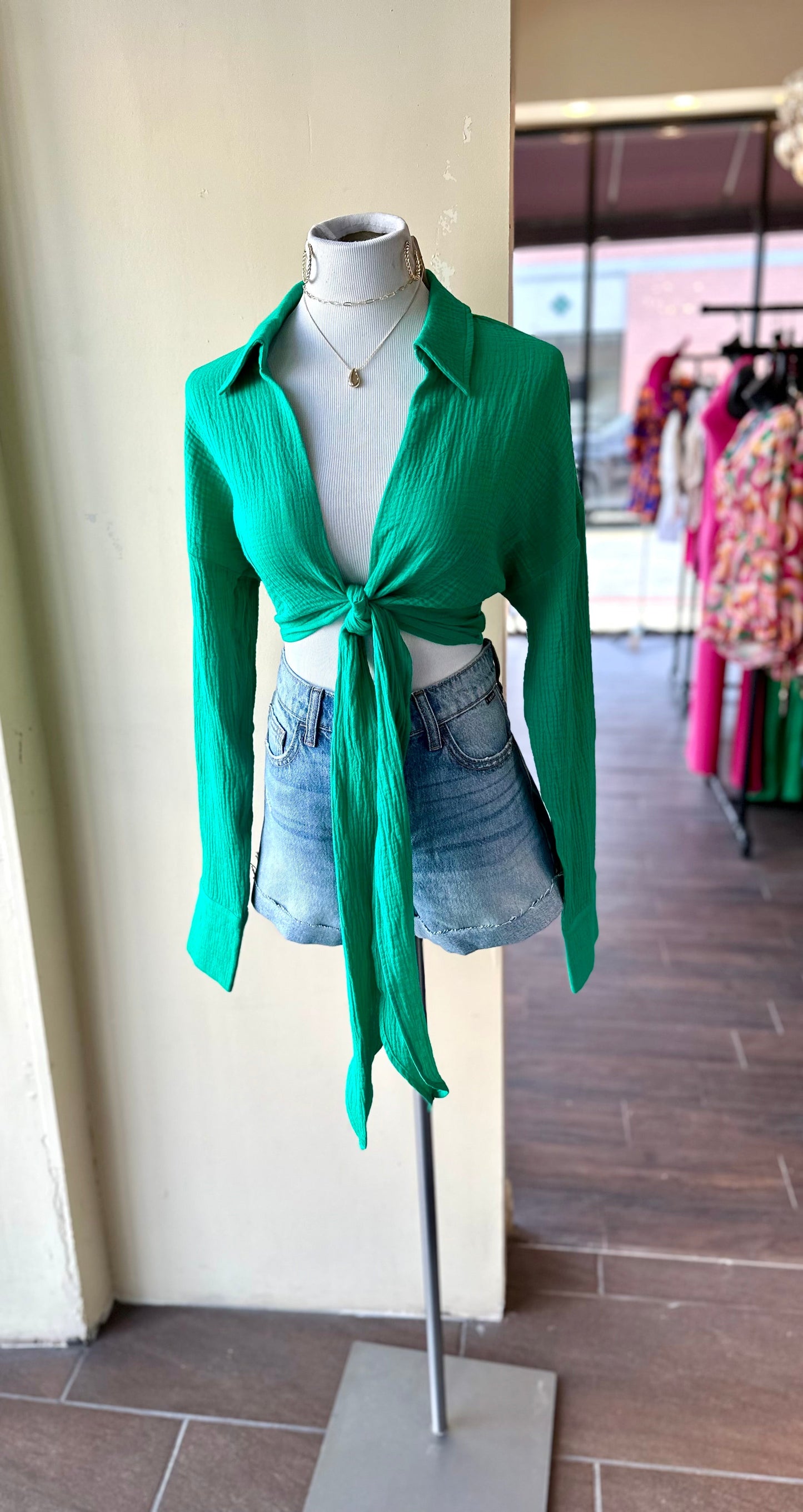 Front Tie Shirt