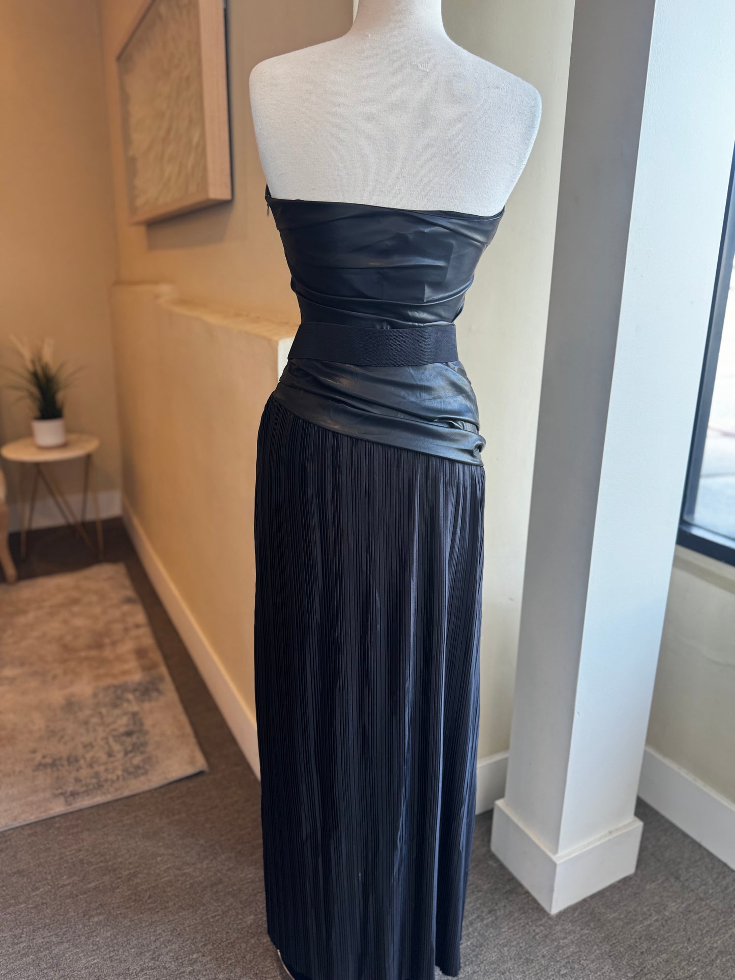 Leather Maxi Dress