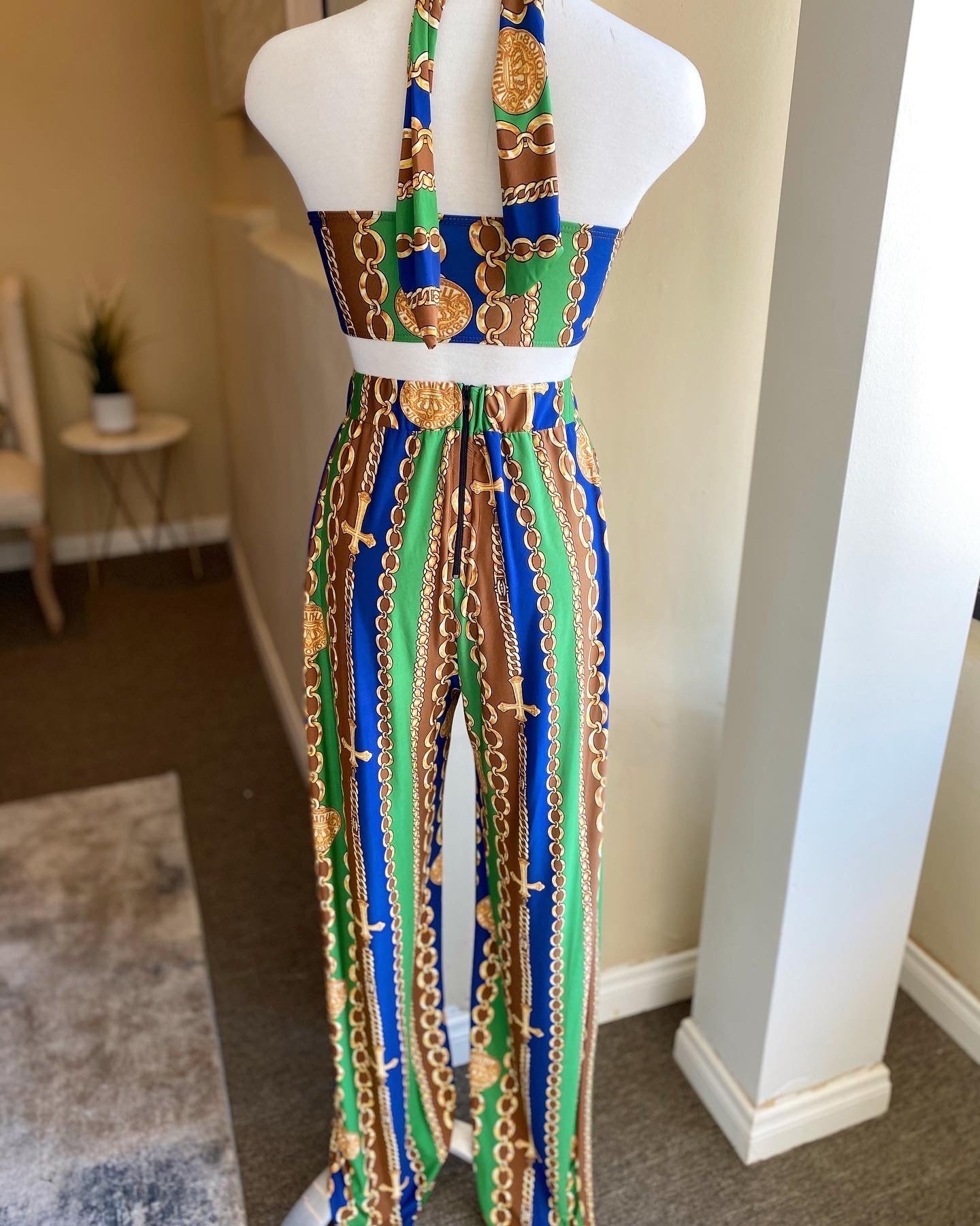 Chain Printed Leggings Set FINAL SALE