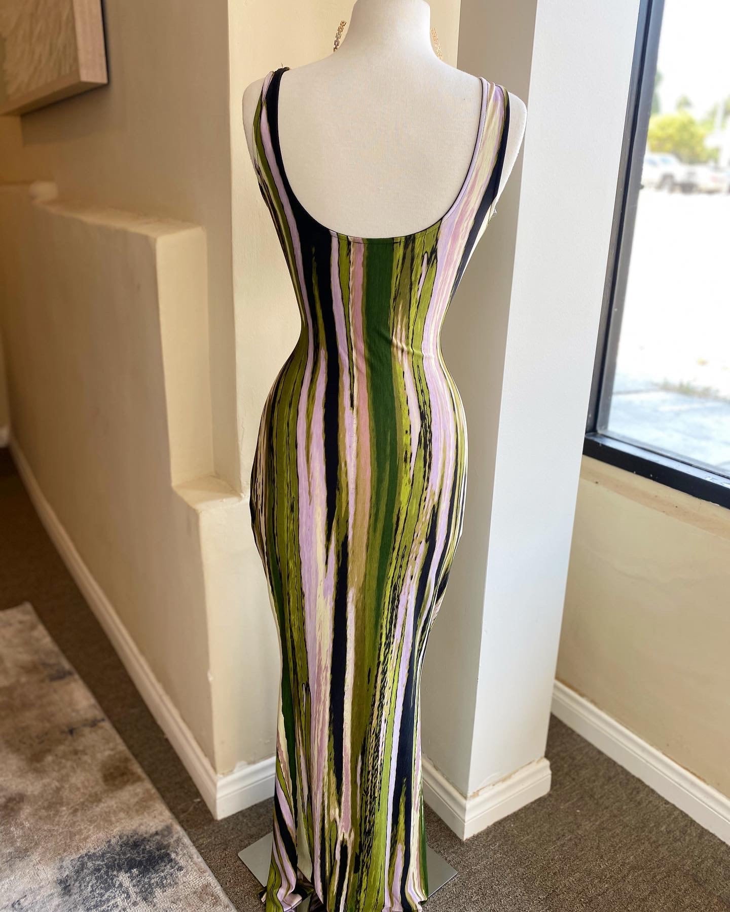 Pattern Maxi W/ Mask