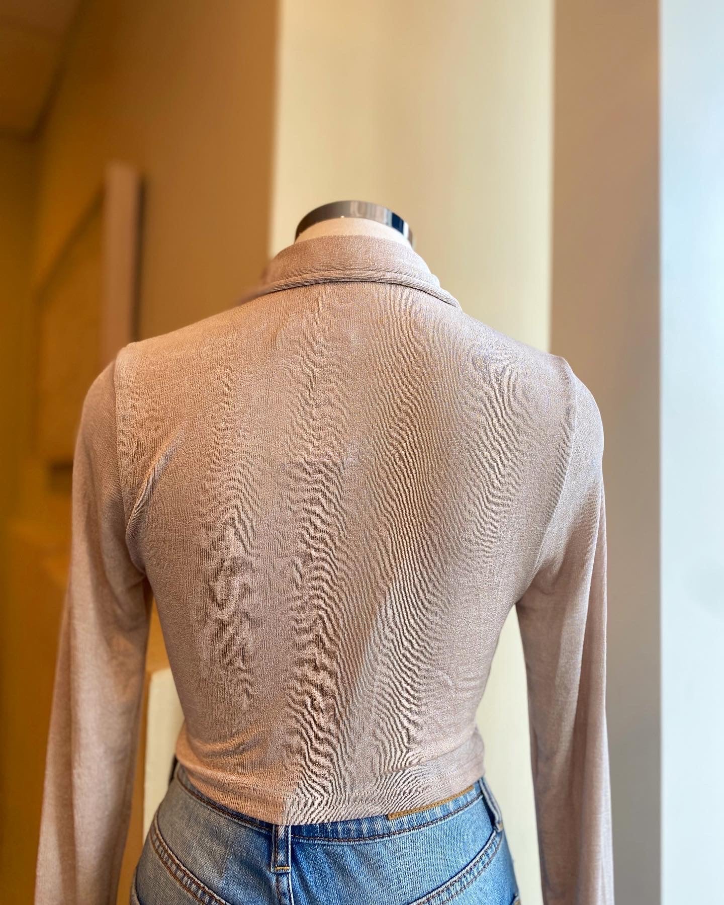 Front Ruched Detail Crop Top