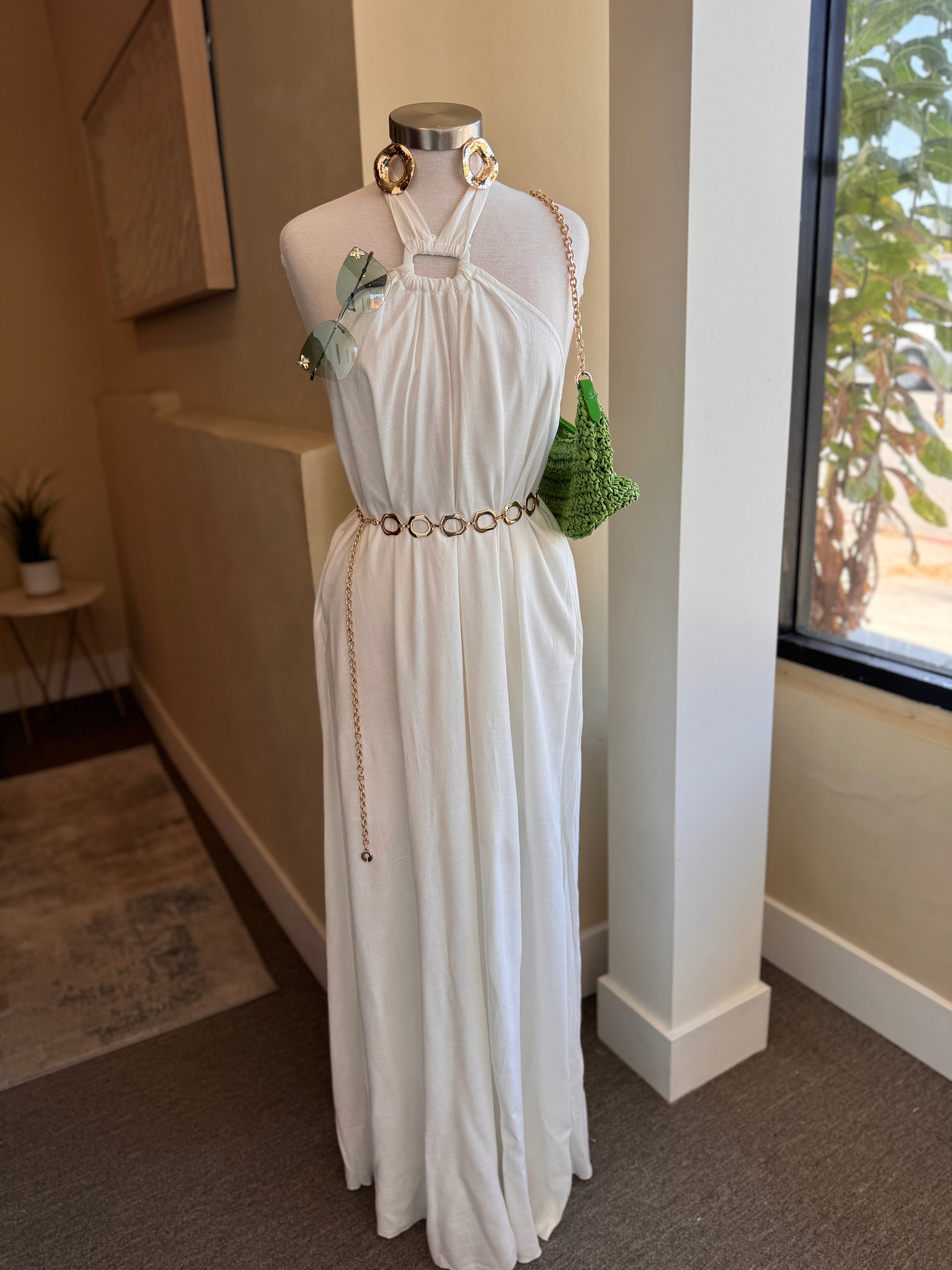 Halter Backless Maxi Dress Sabrak Boutique Halter Backless Maxi Dress Sabrak Boutique