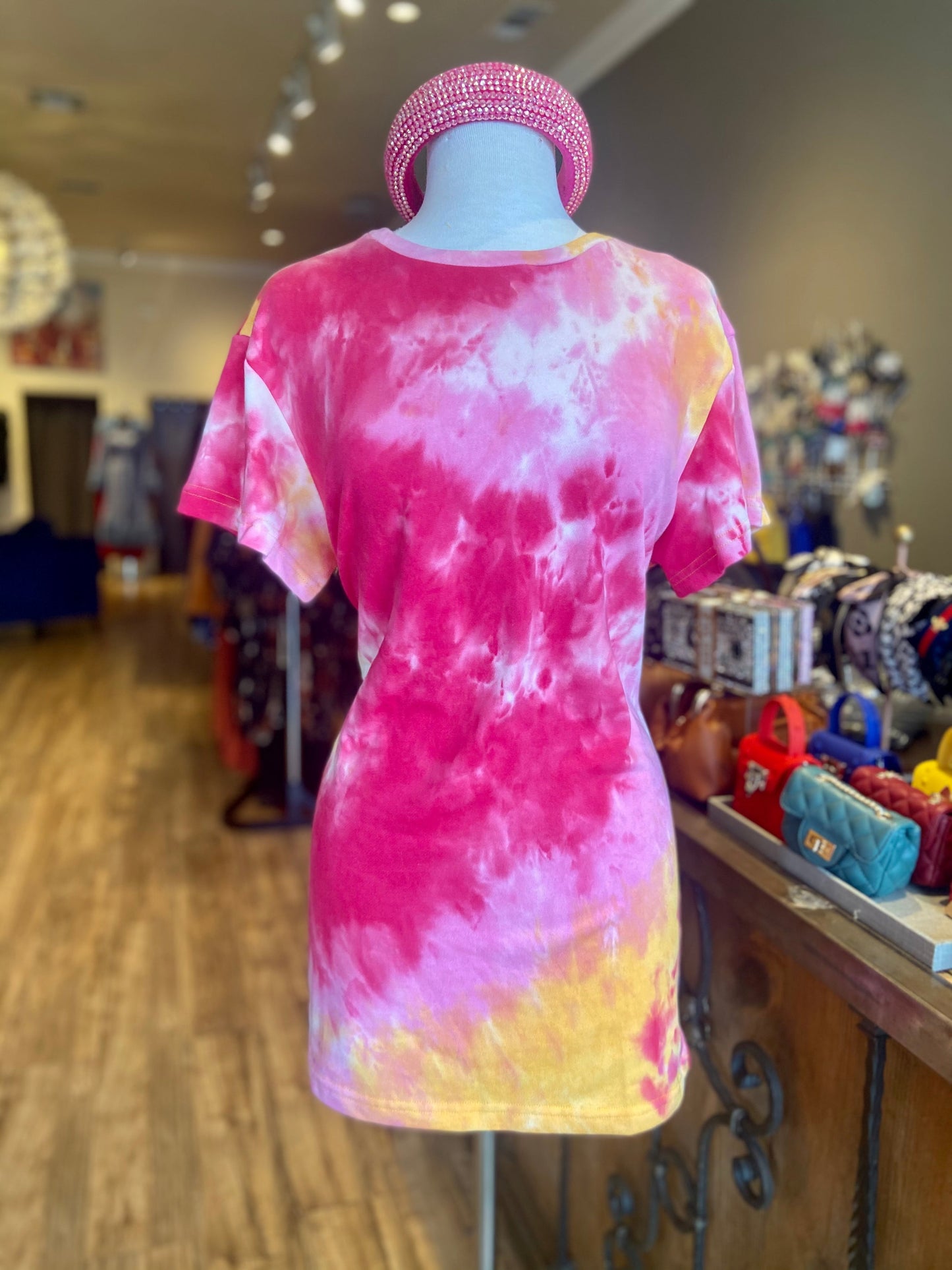Tie Dye Shirt Dress