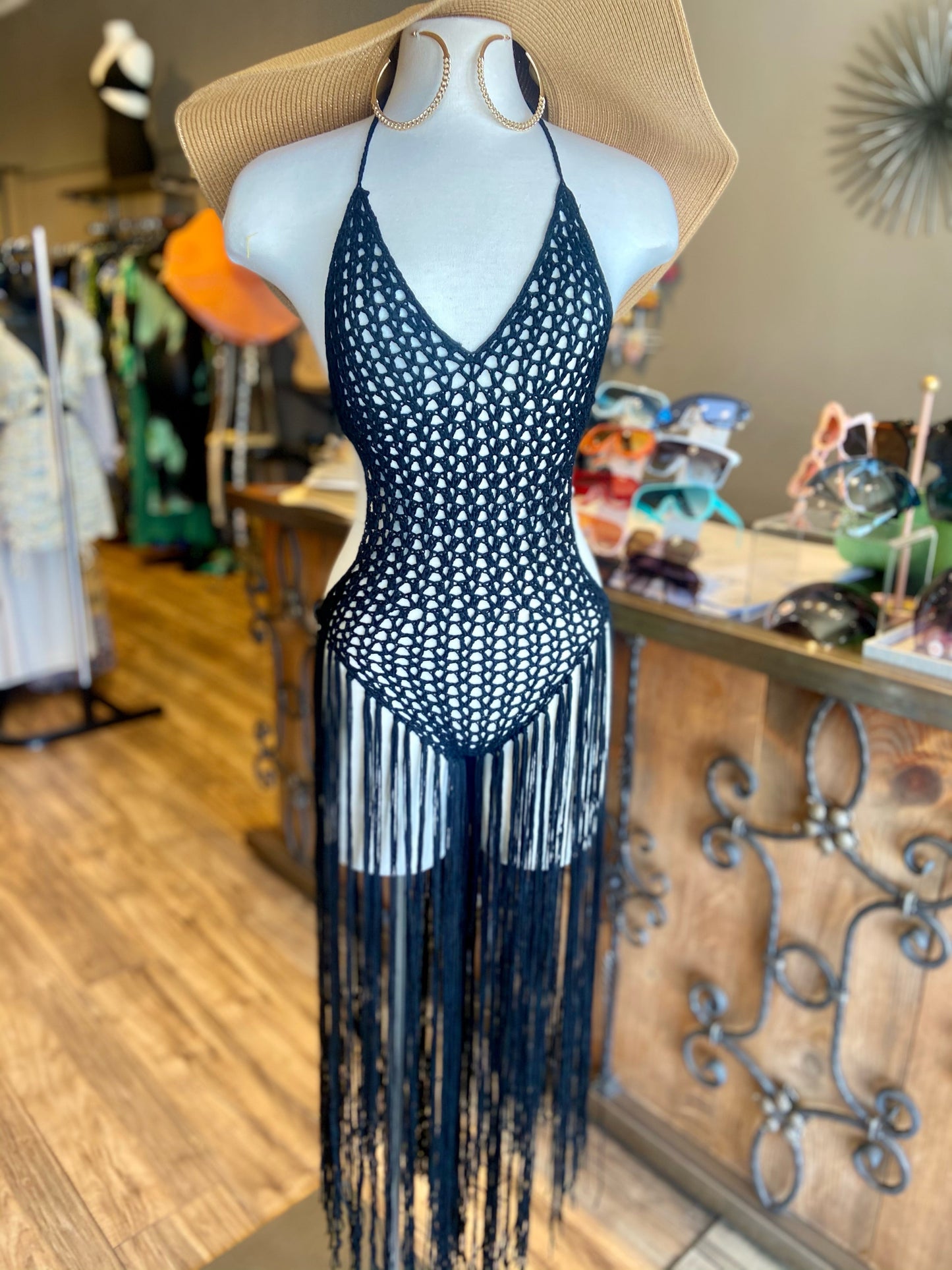 Crochet Fringe Romper