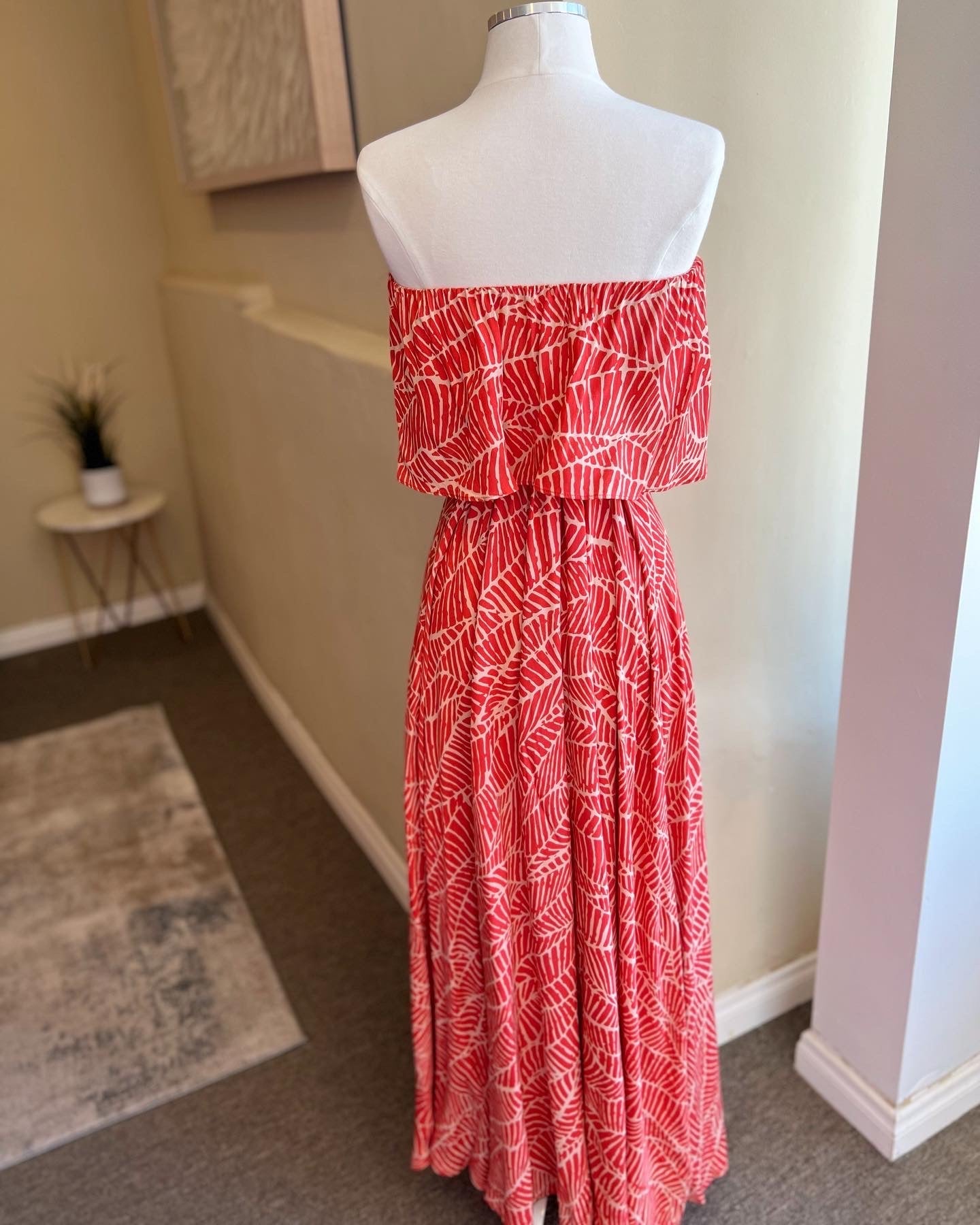 Tube Belted Maxi Dress