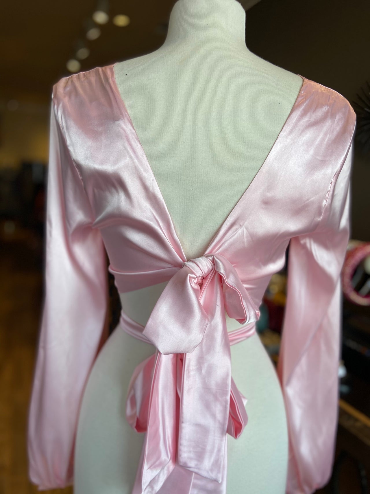 Satin Tye Top FS