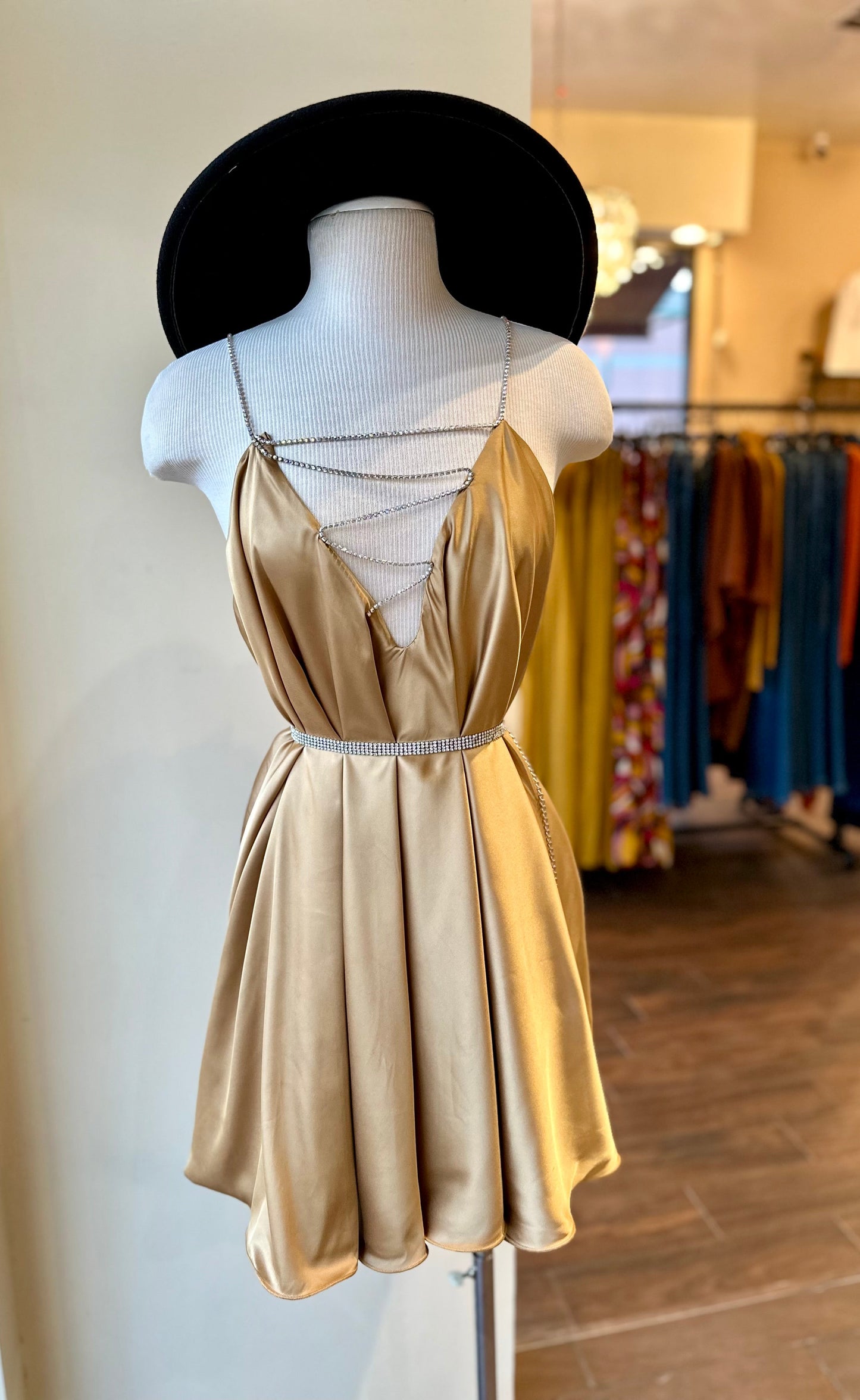 Satin Sparkle Dress