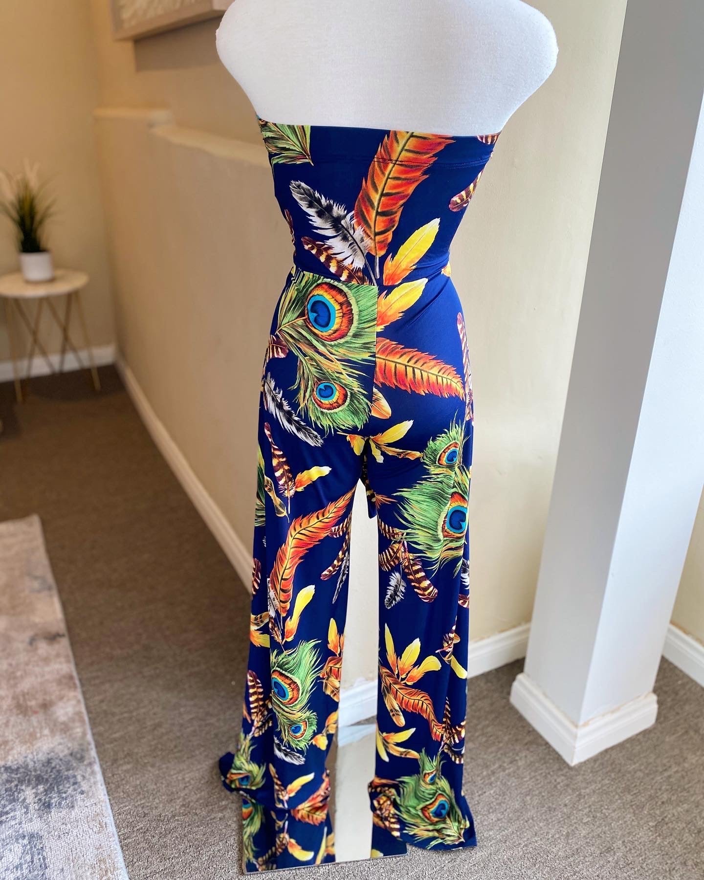 Tube Waist Tye Wide Leg Jumper