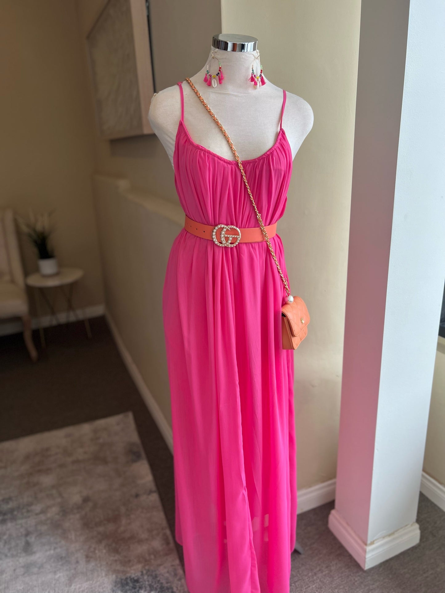 Yuro Chiffon Maxi Dress