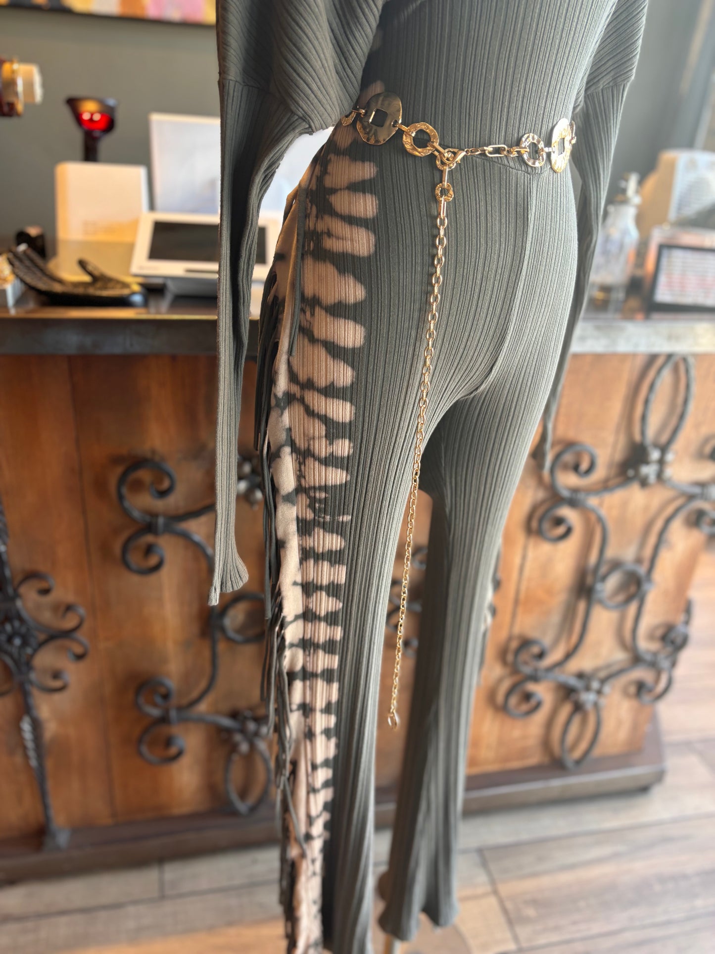 Bleached 2 Tone Colorway Jumpsuit