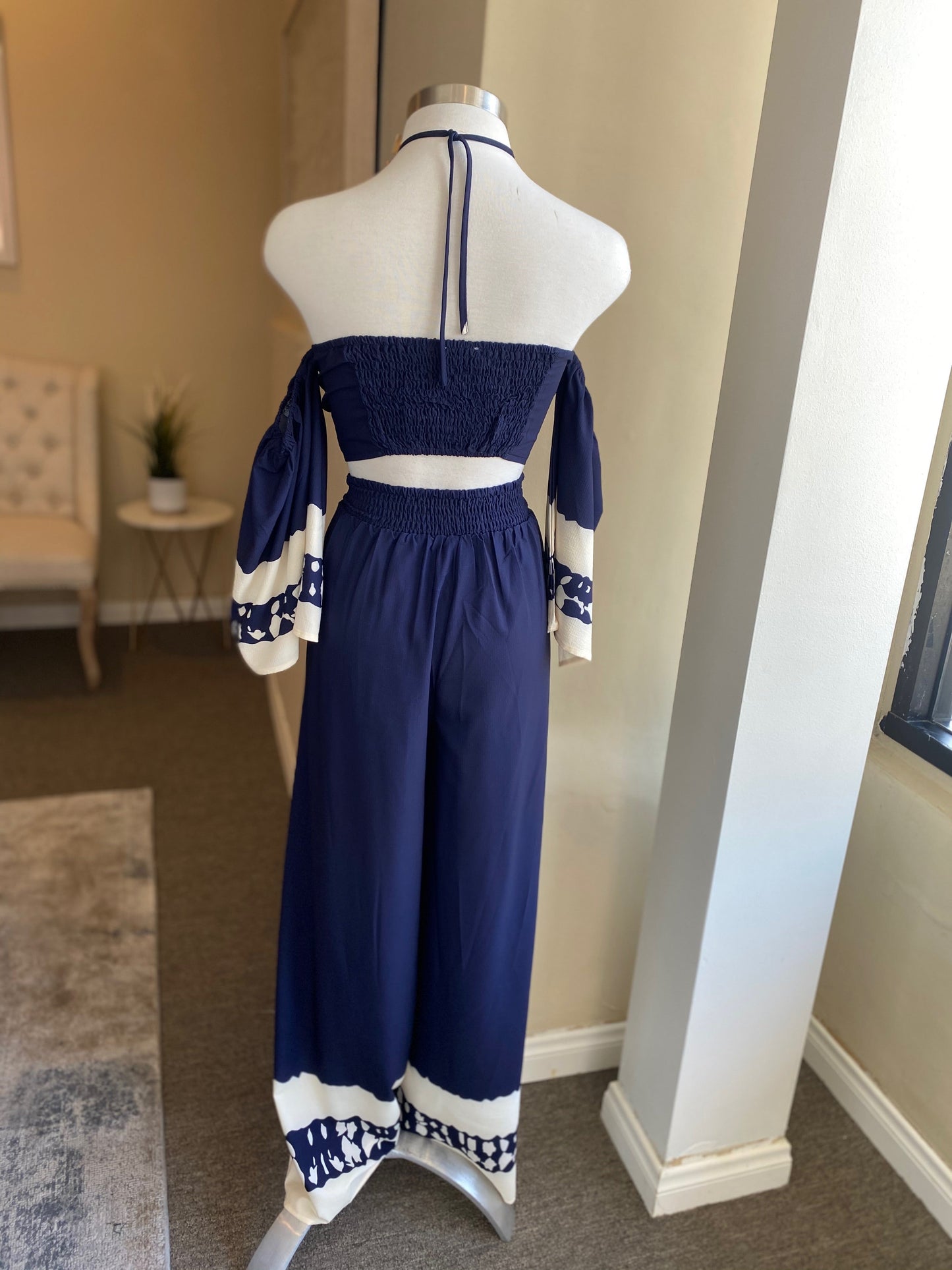 O/S Front Tye Pants Set FINAL SALE