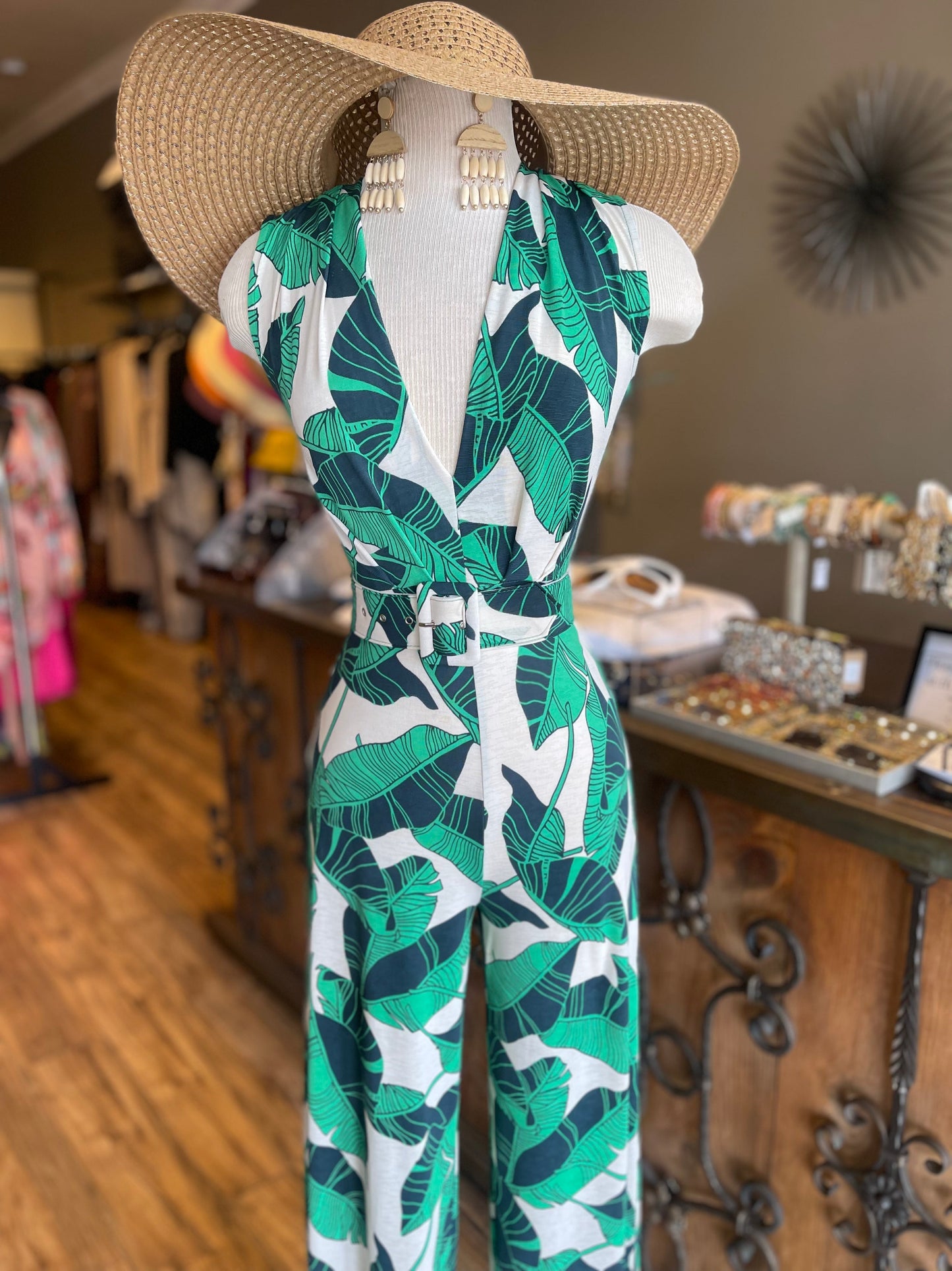 Wide Leg Sleeveless Jumpsuit