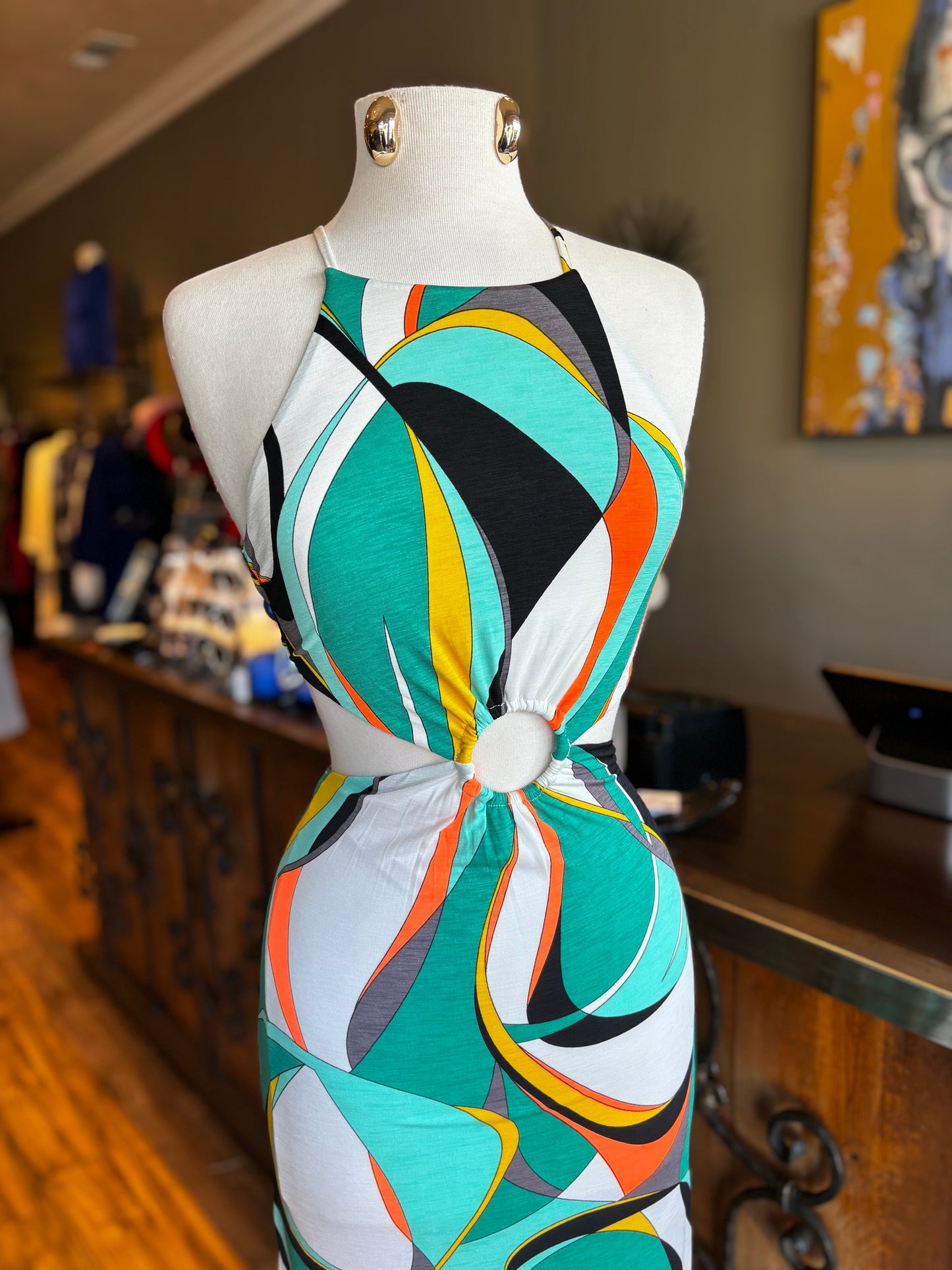 Ring O Slit Dress