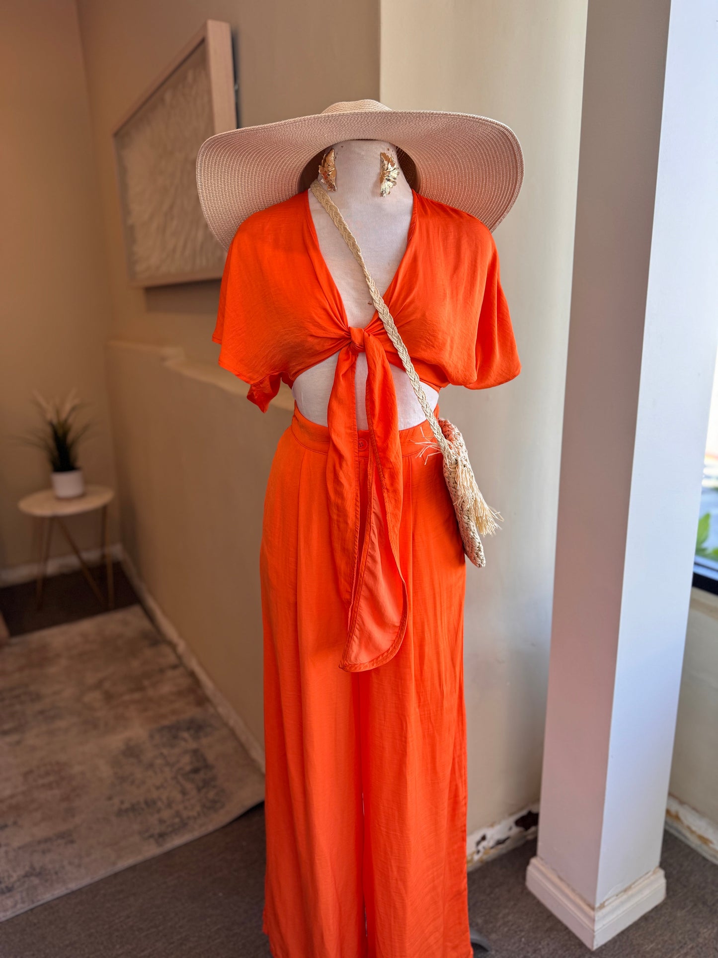 Front Tie Crop Set