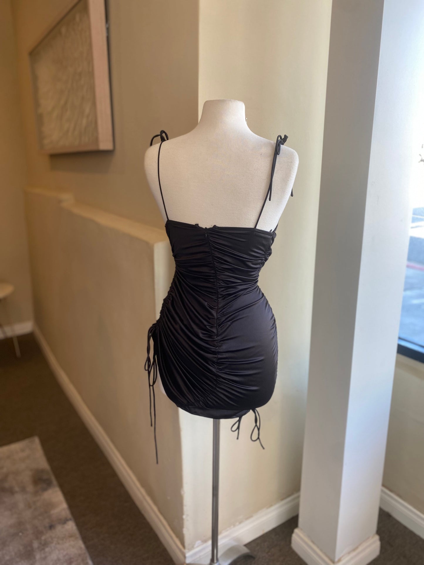 Thin Strap Rouge Satin Mini FINAL SALE