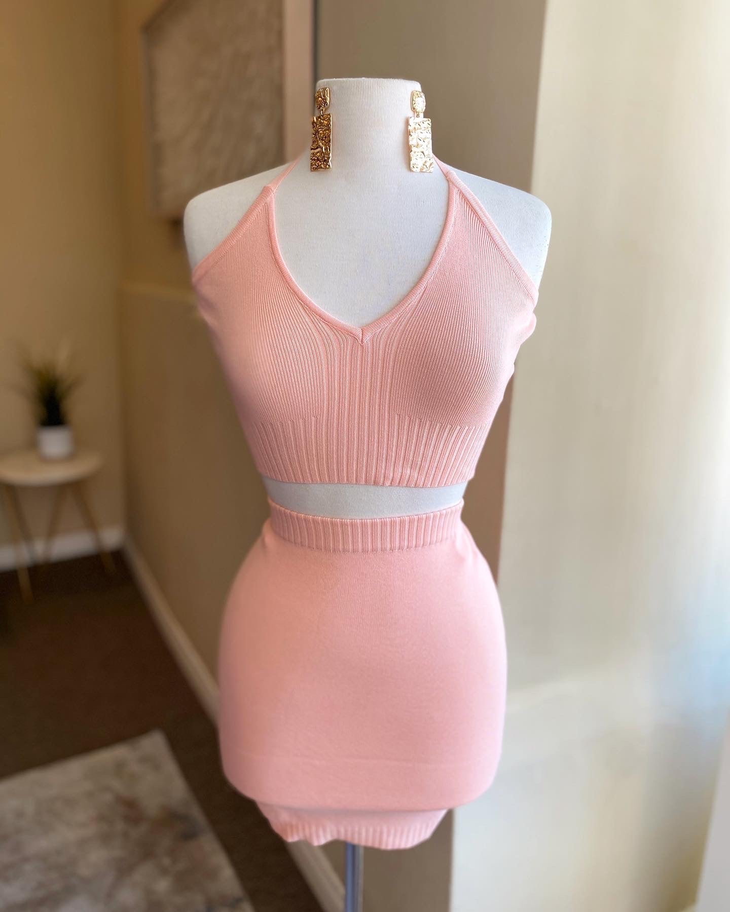 Crop Mini Skirt Set FINAL SALE