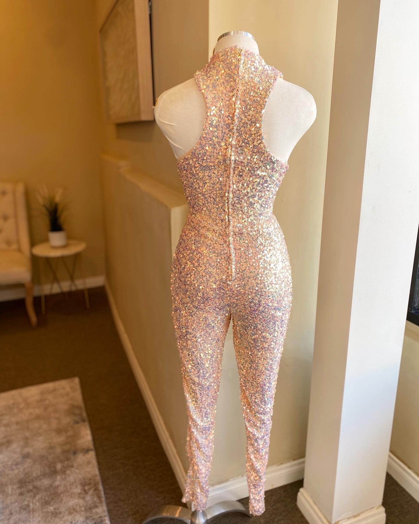 Sleeveless Sparkle Jumper