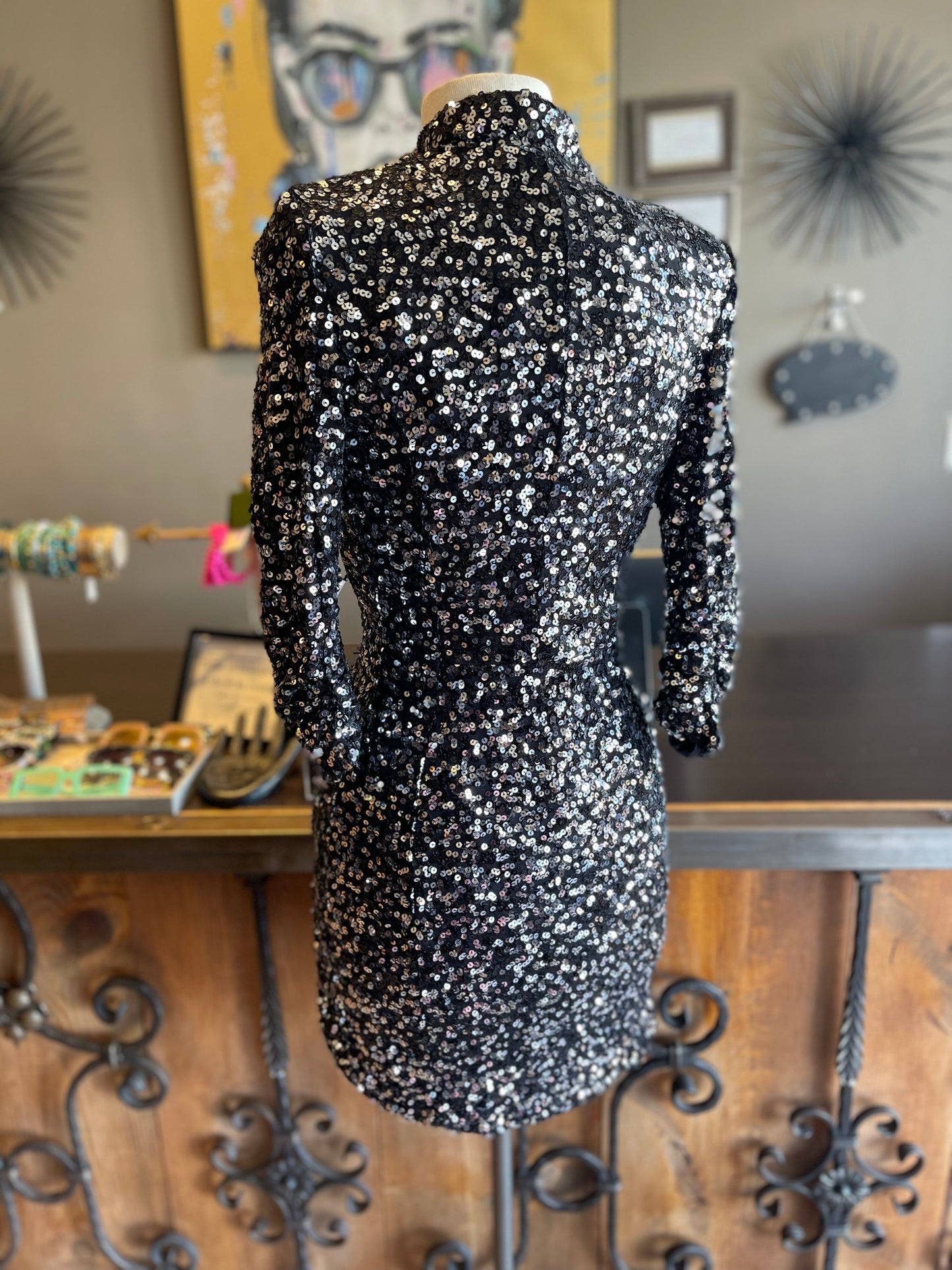 Sparkle Blazer Short Dress