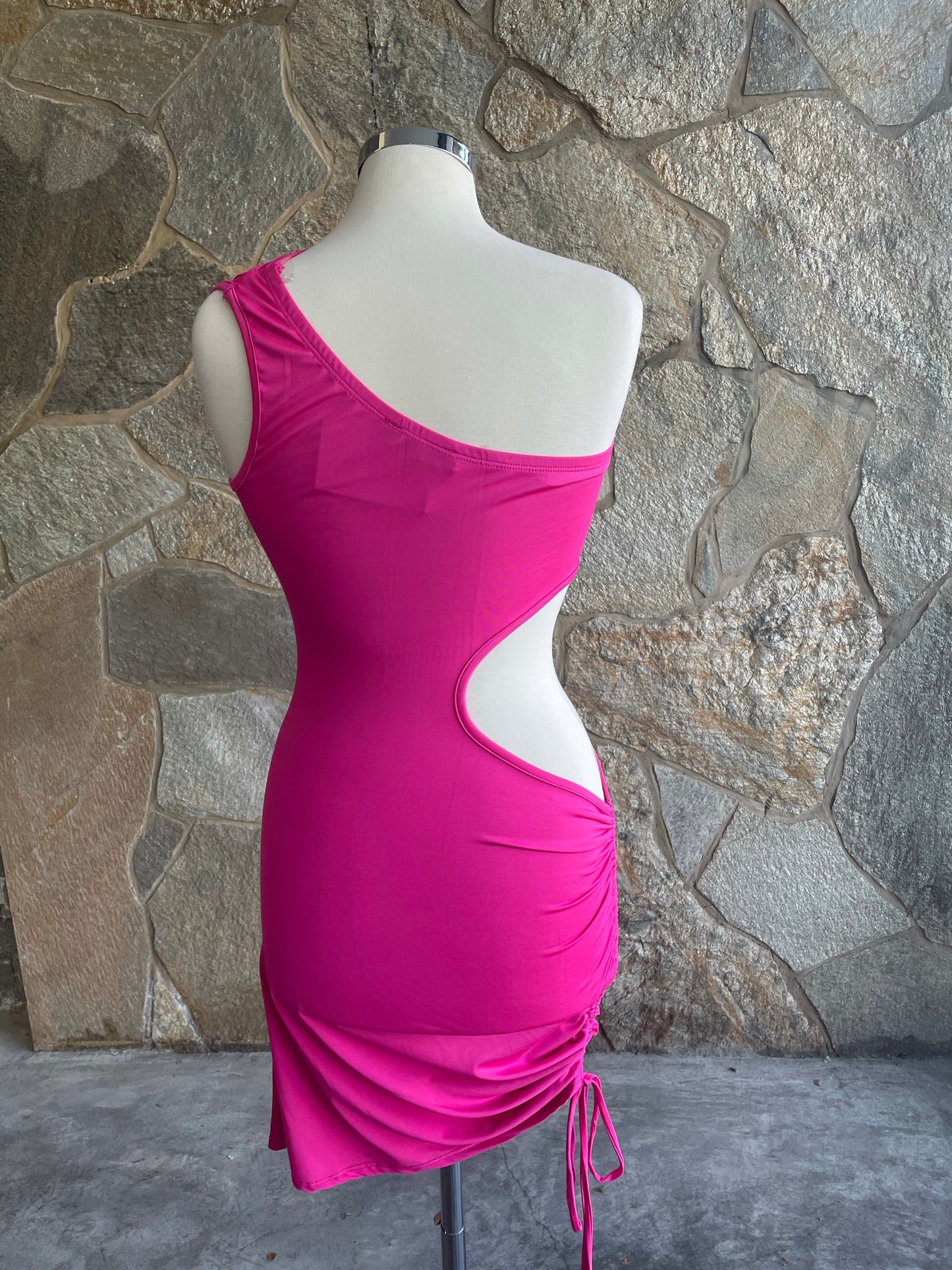 One Shoulder Cut Out Mini FINAL SALE