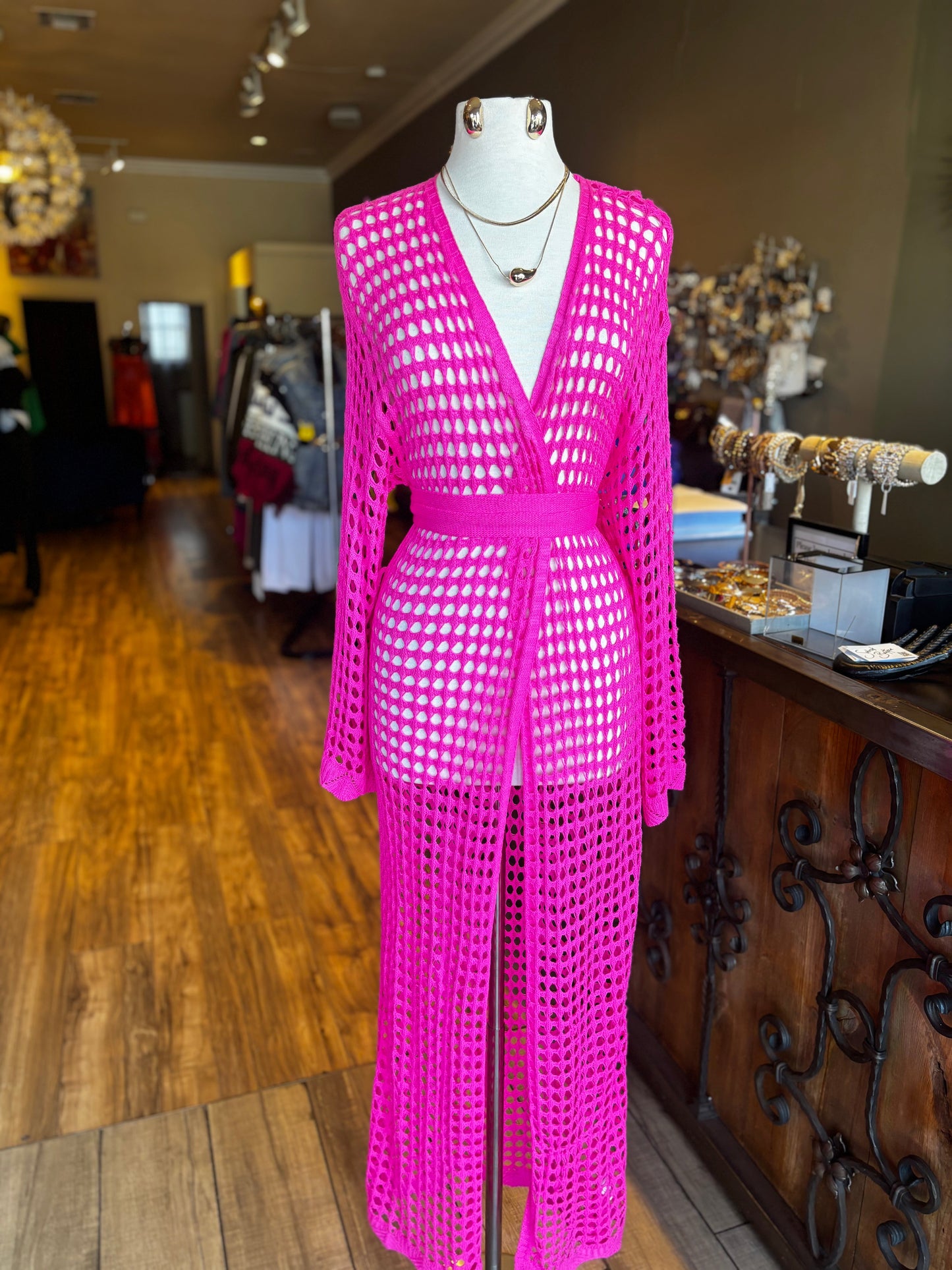 Knitted Long O Wrap