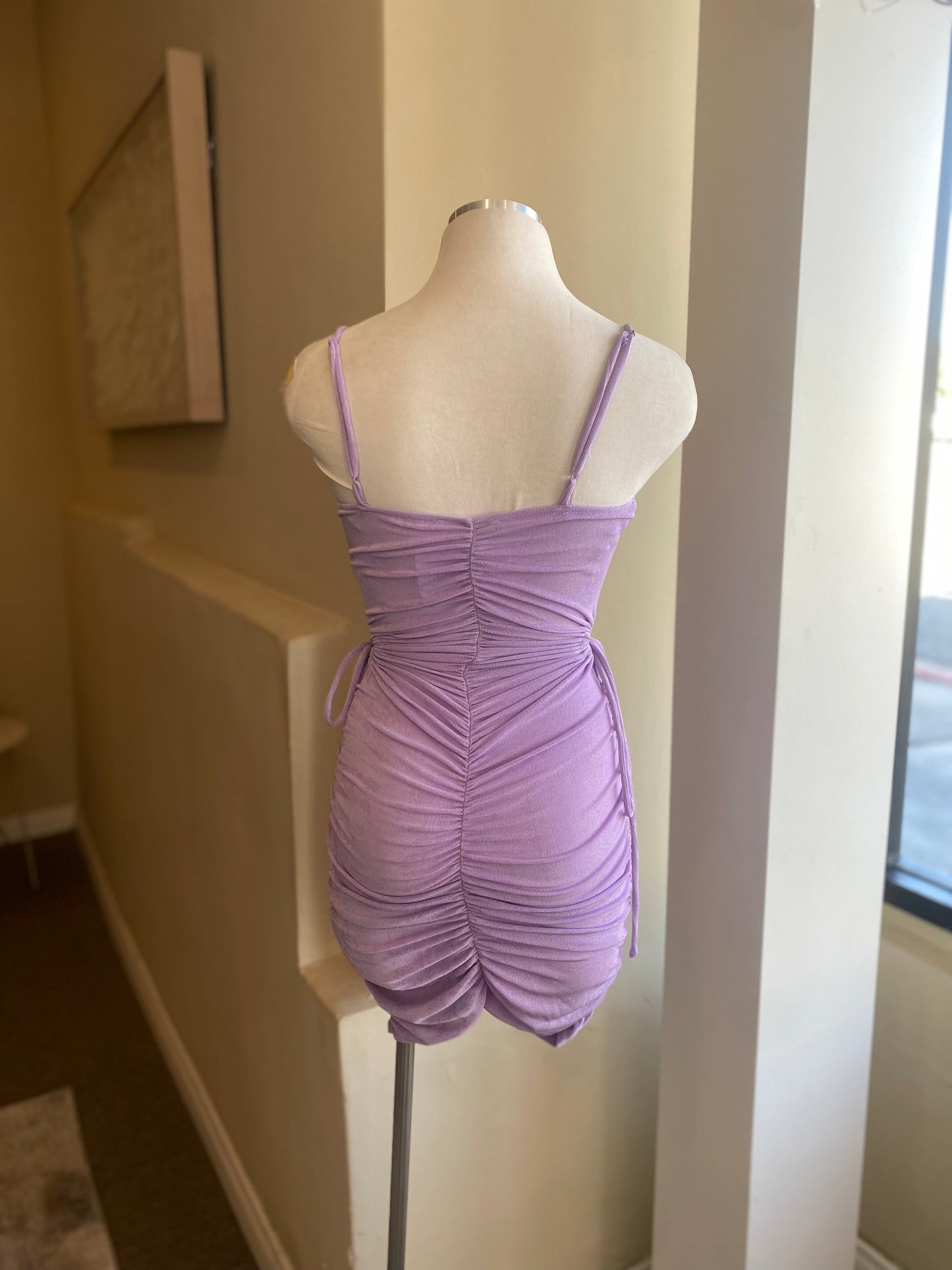 Side Out Scrunge Dress FINAL SALE