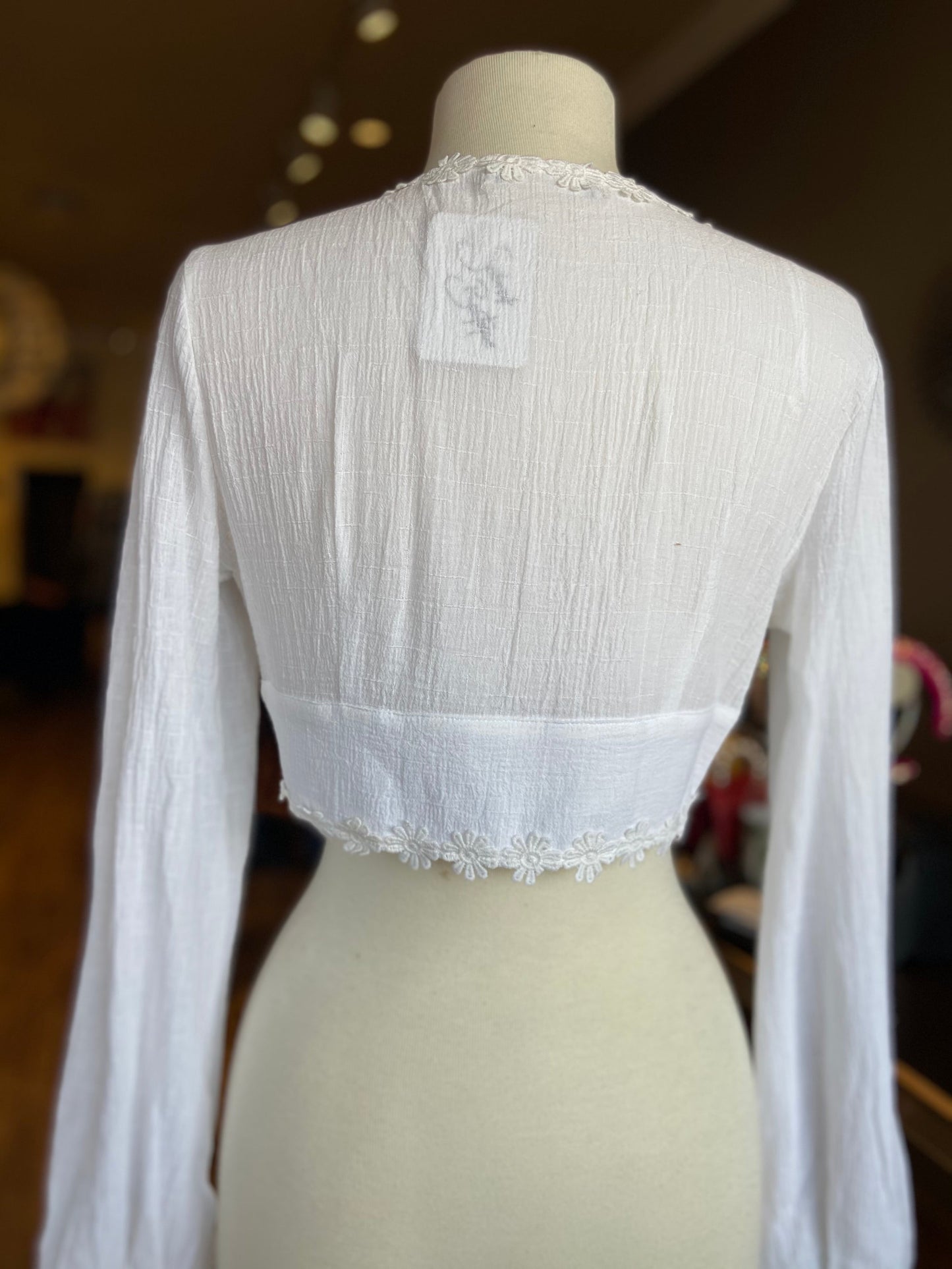 Floral Linen Top