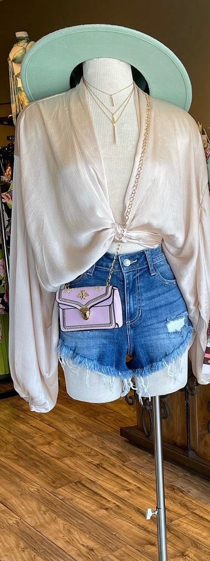 Loose Arm Tye Top