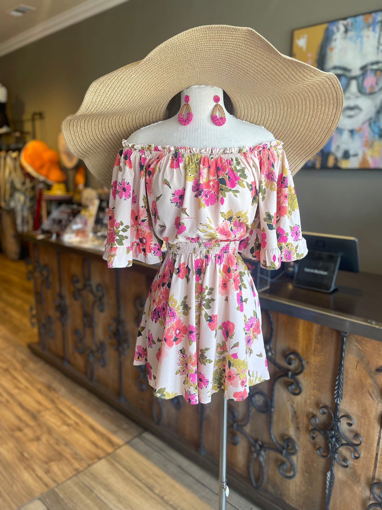 O/S Floral Romper FINAL SALE