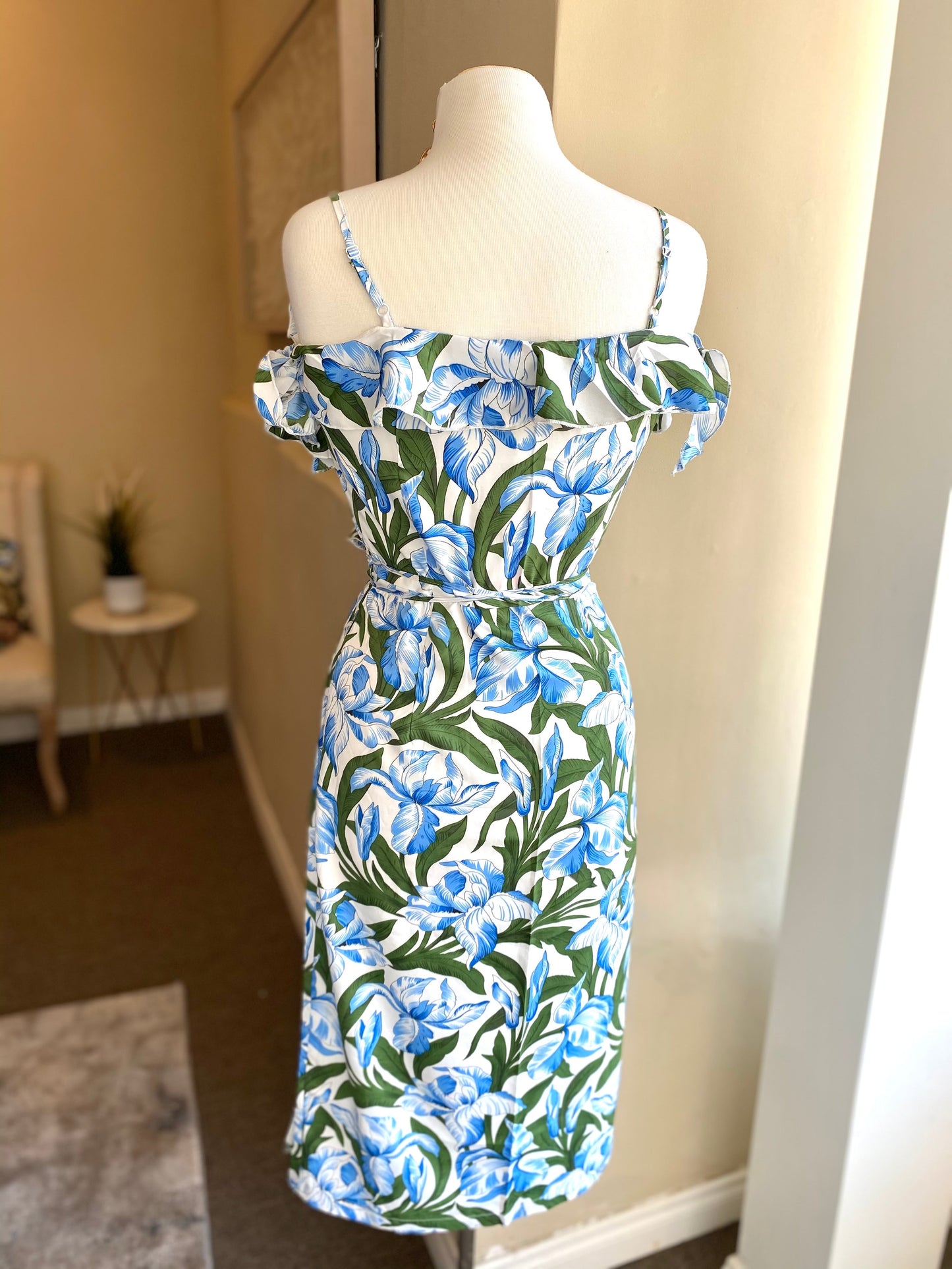 Leafy Wrap Dress FS
