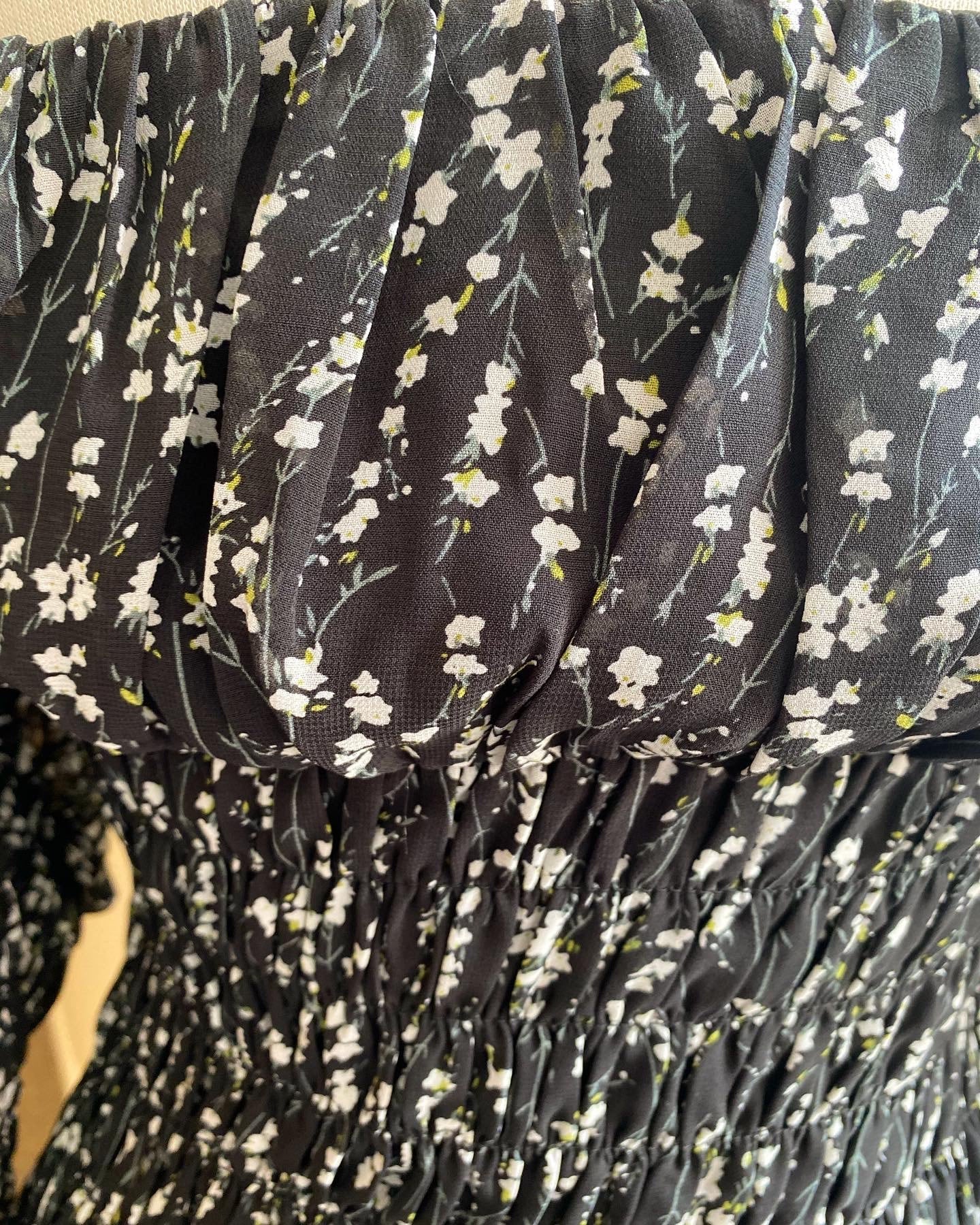 Floral O/S Scrunge Dress