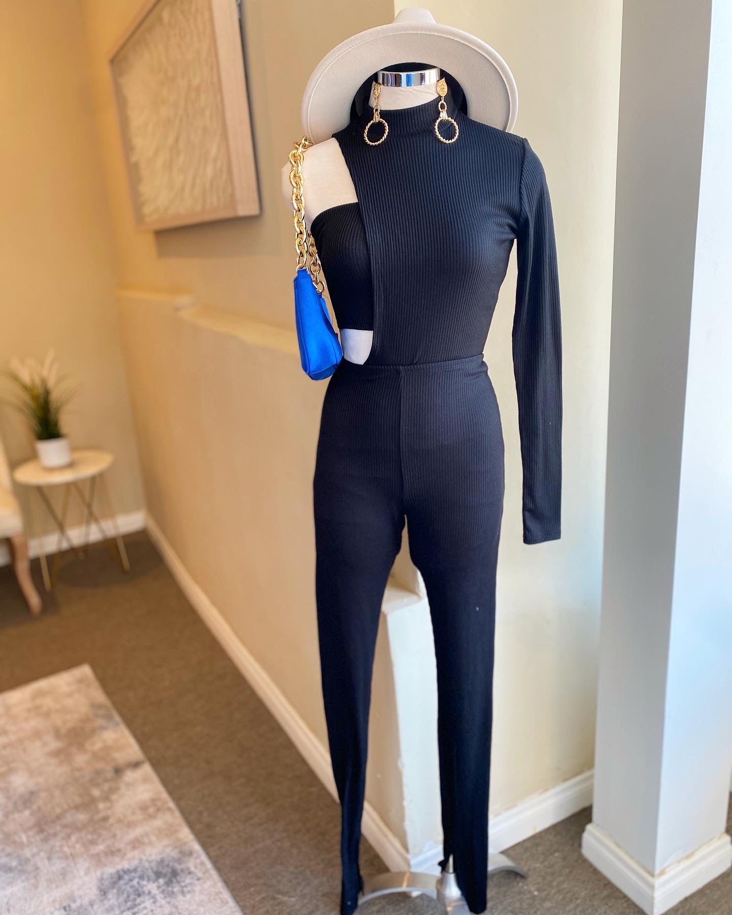 O/S Top W Long Sleeve Jumpsuit FINAL SALE