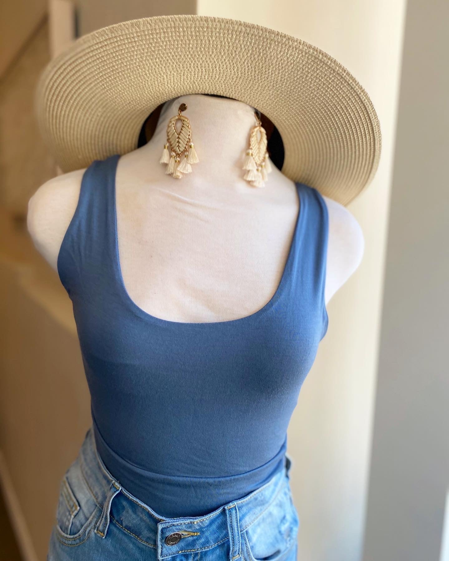Jersey Crop Tank Top