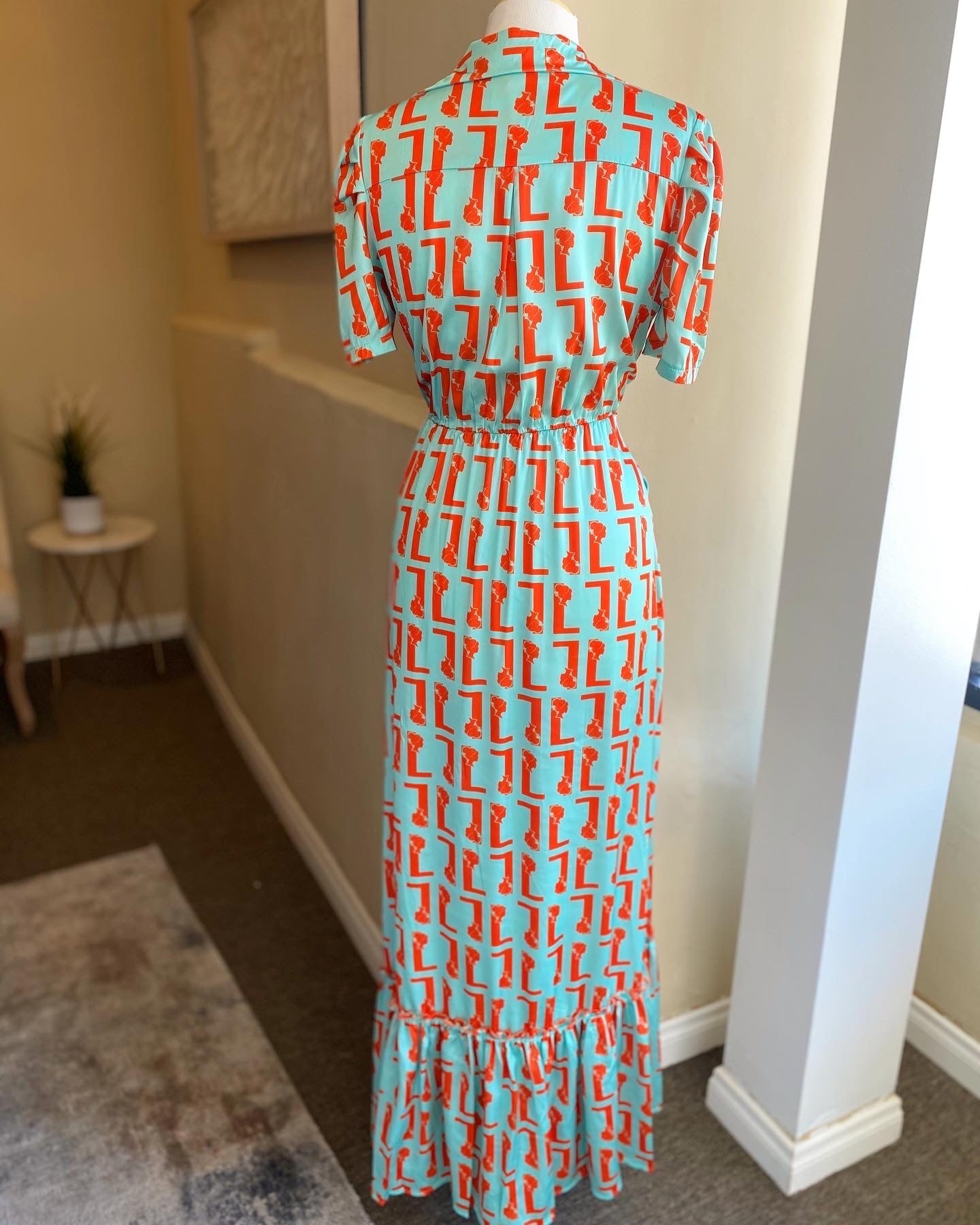 Front Tye Maxi Dress