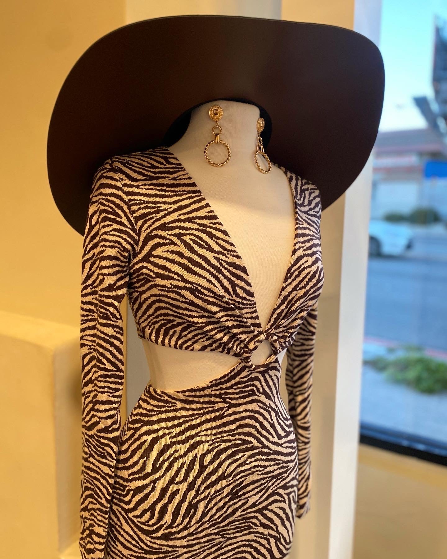 Cutout Zebra Maxi