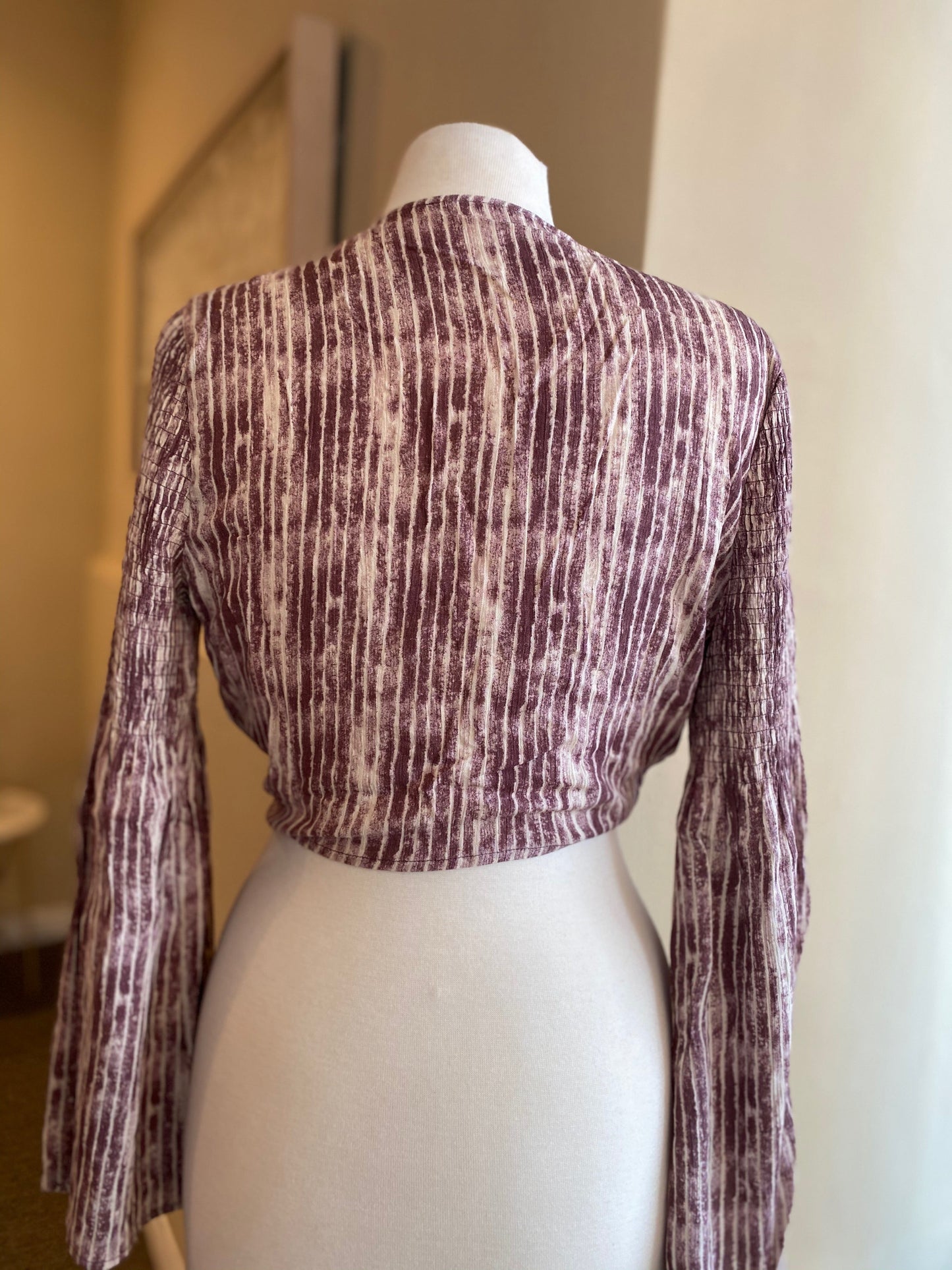 Scrunge Arm Tye Top