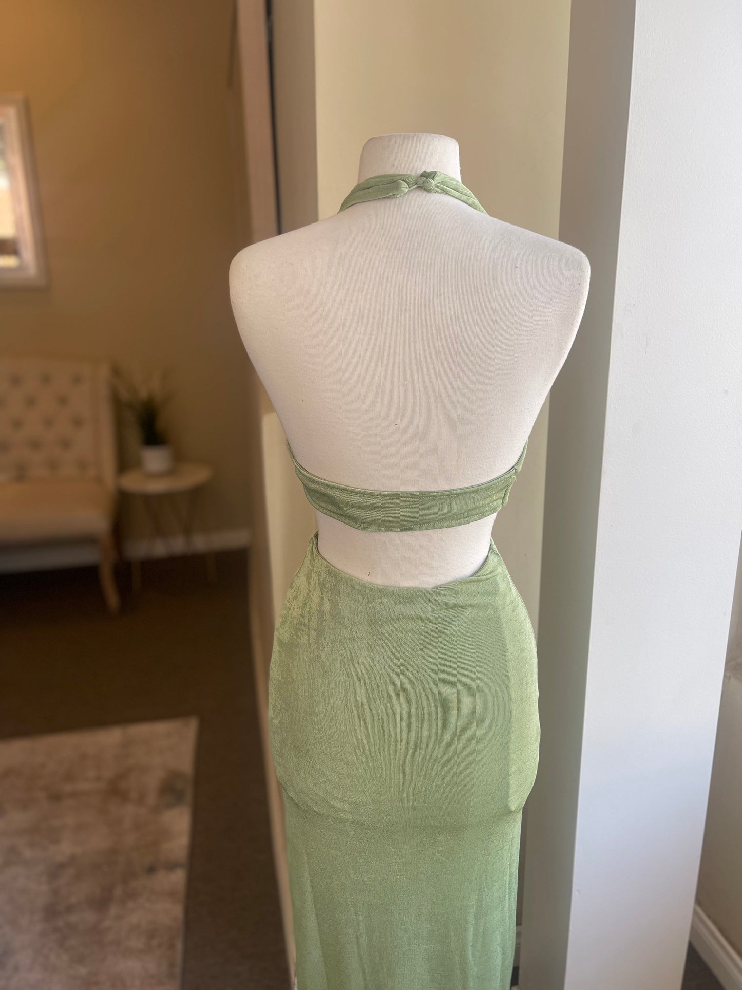 Cutout Halter Dress FINAL SALE