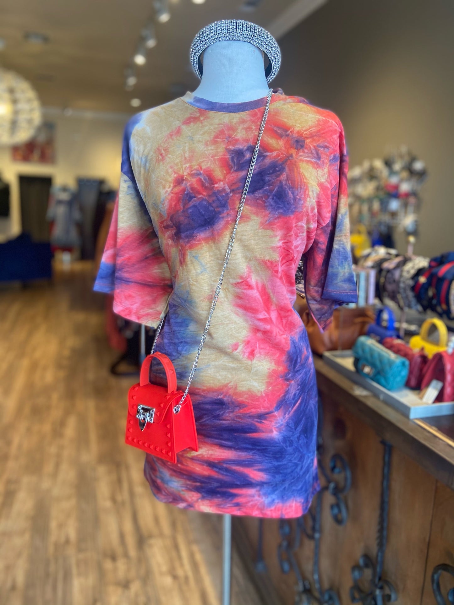 Tie Dye Shirt Dress