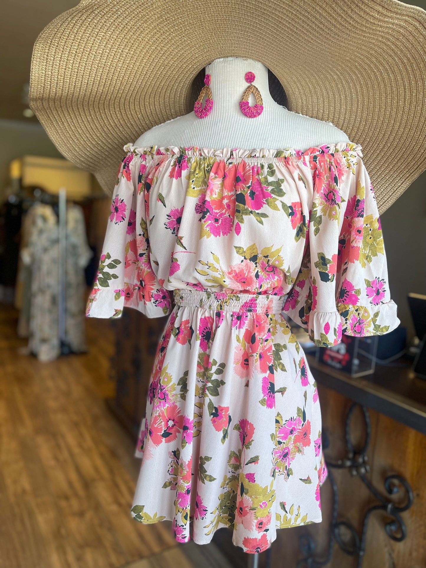 O/S Floral Romper FINAL SALE
