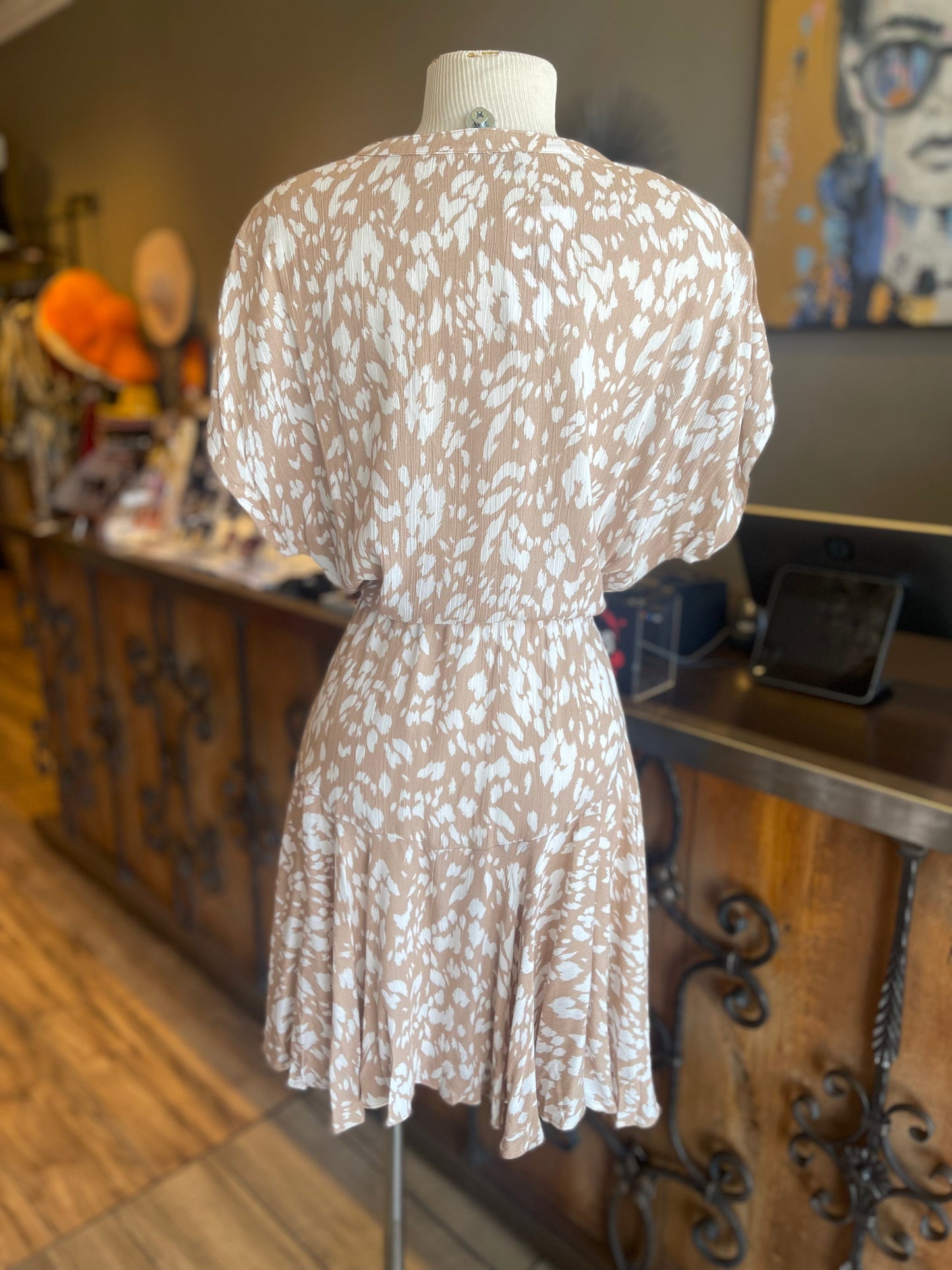 Short Sleeve Short Dress