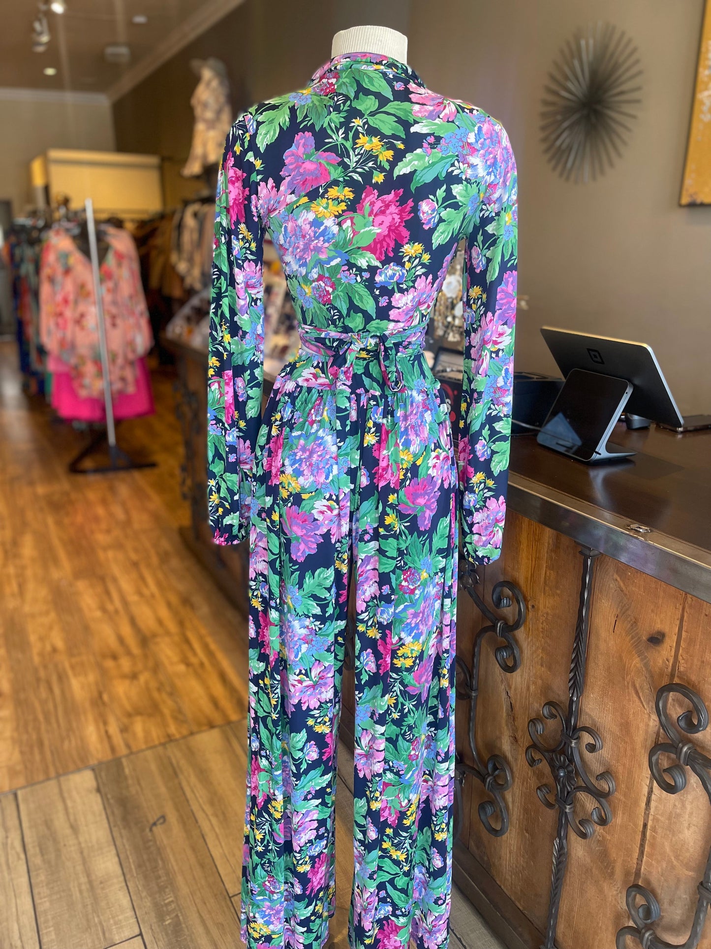 Tie Front Blouse Pants Set