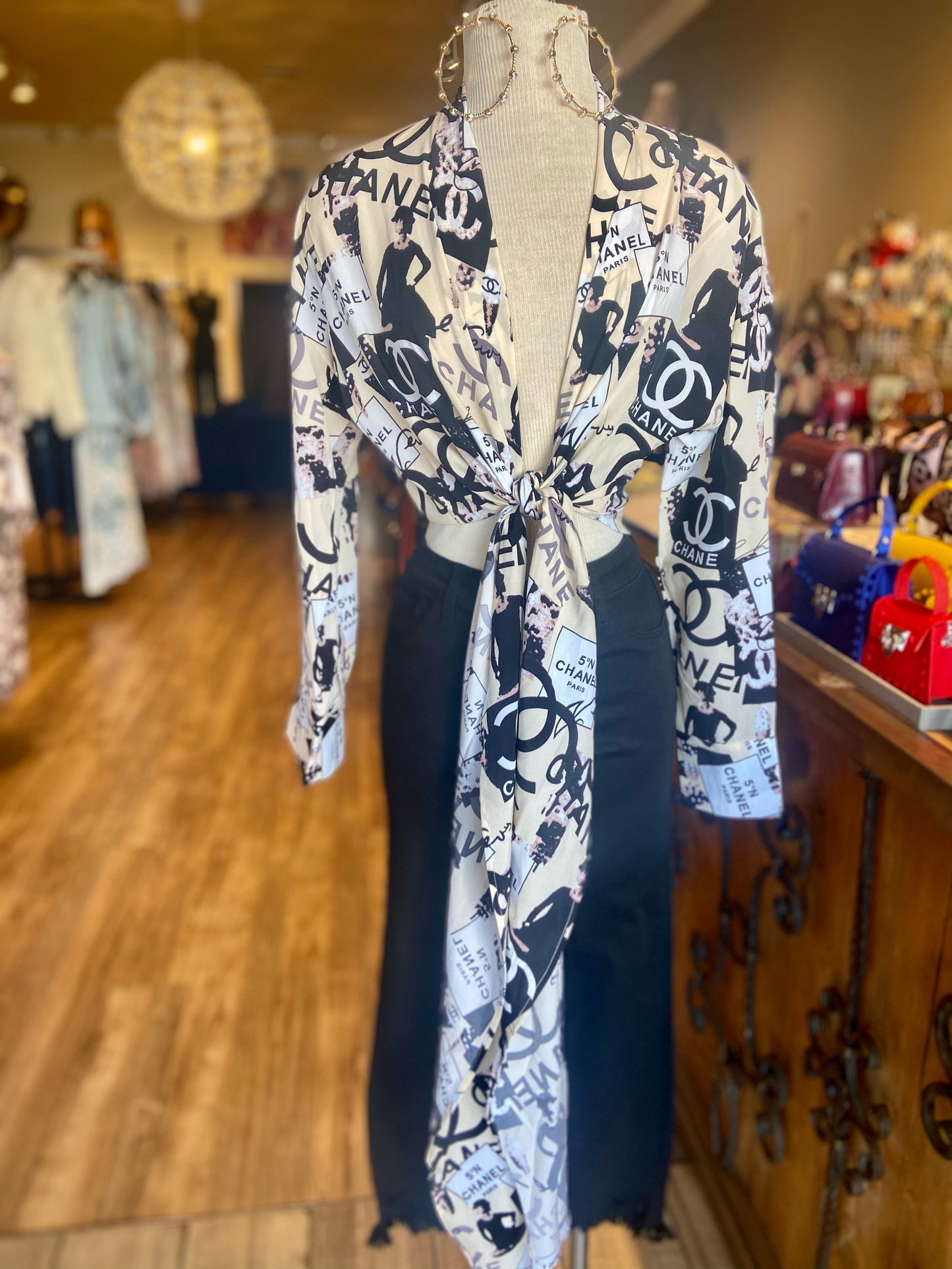 Mid Rise Slant Fray Skinny